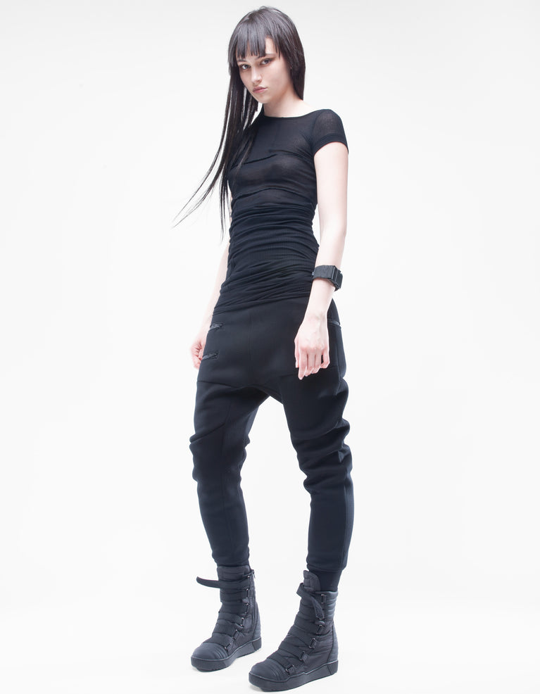 VESTIDO ACANALADO ESPIRAL