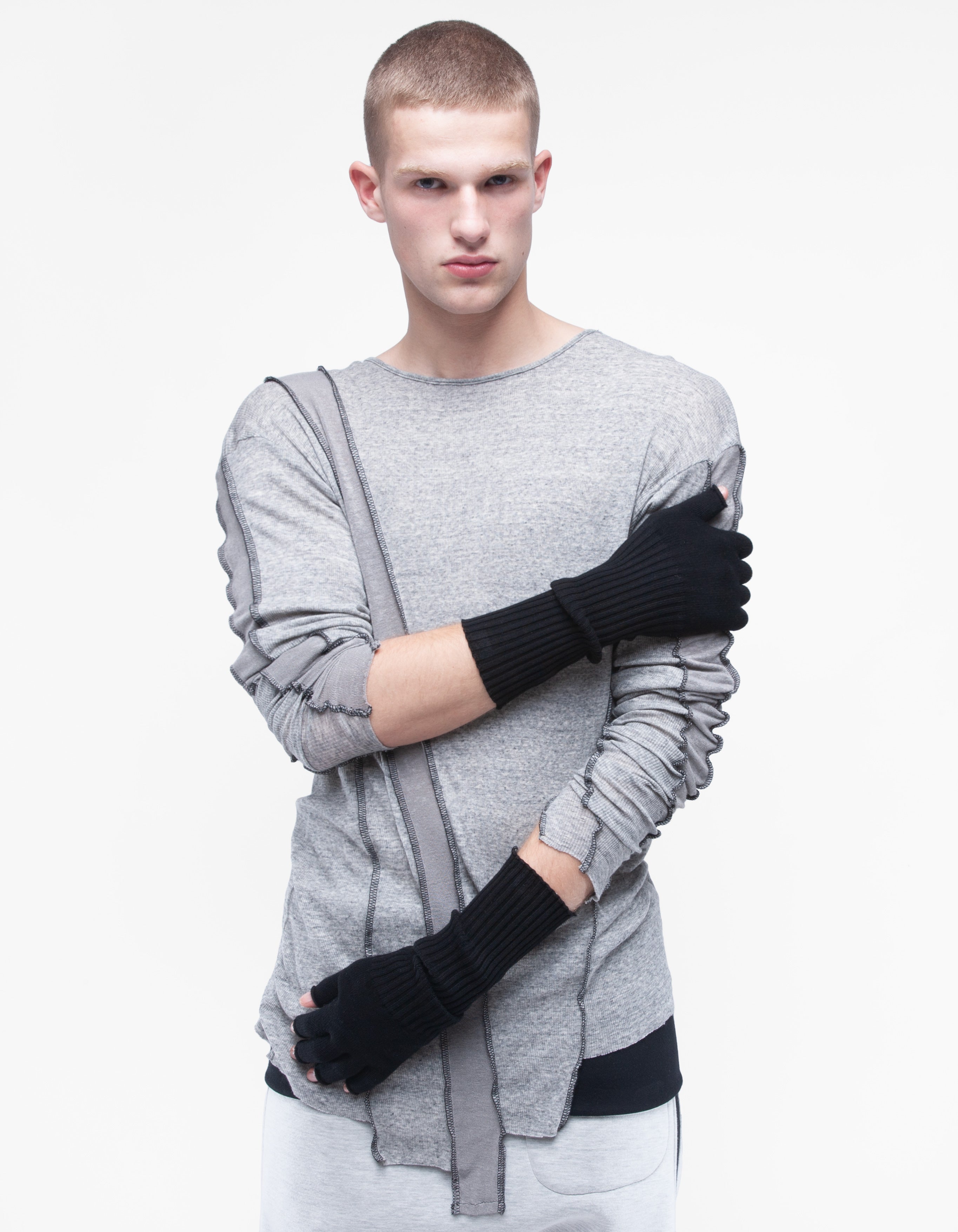 HANDSCHUHE FINGER SCHWARZ M