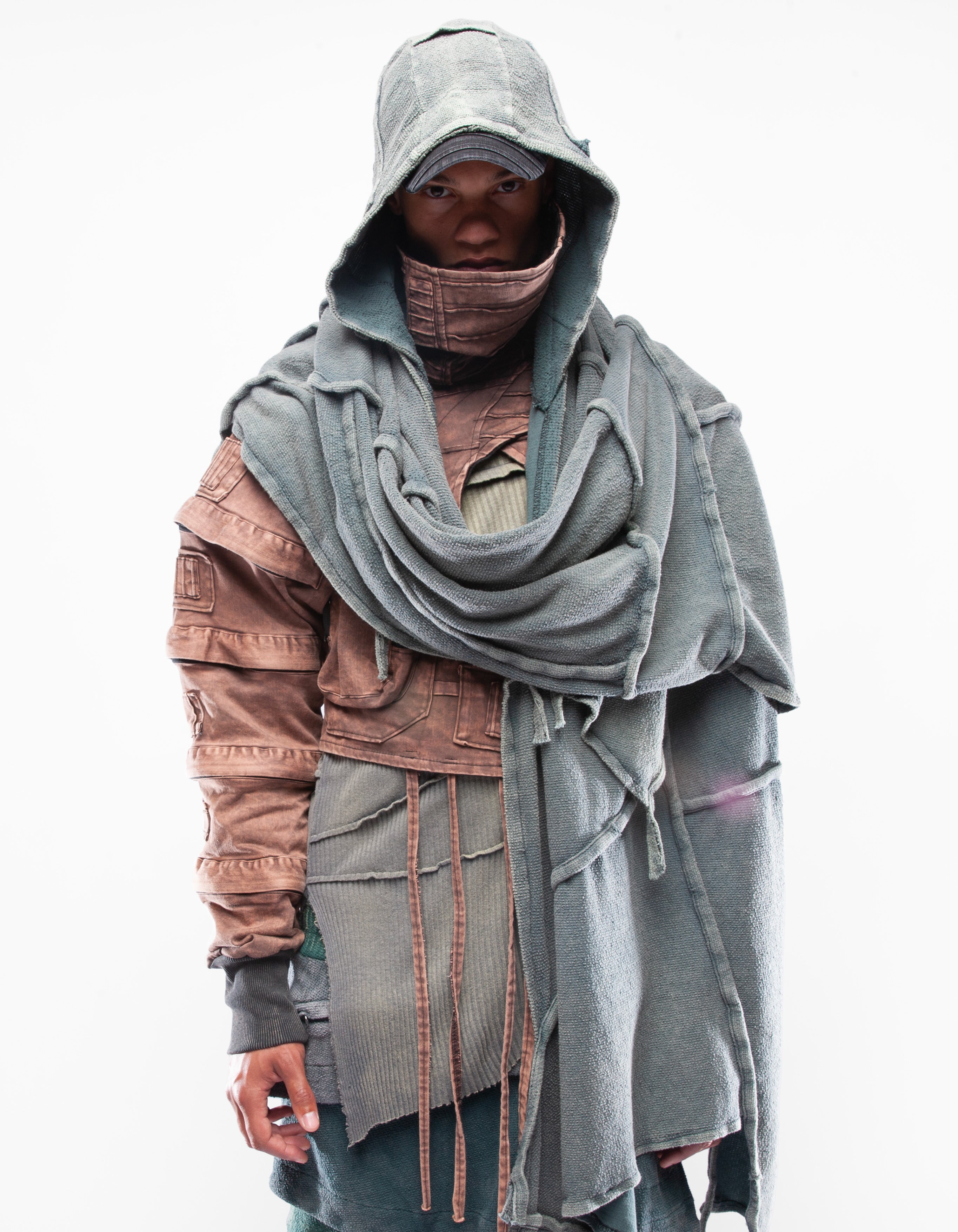 HOOD SHAWL HERMIT