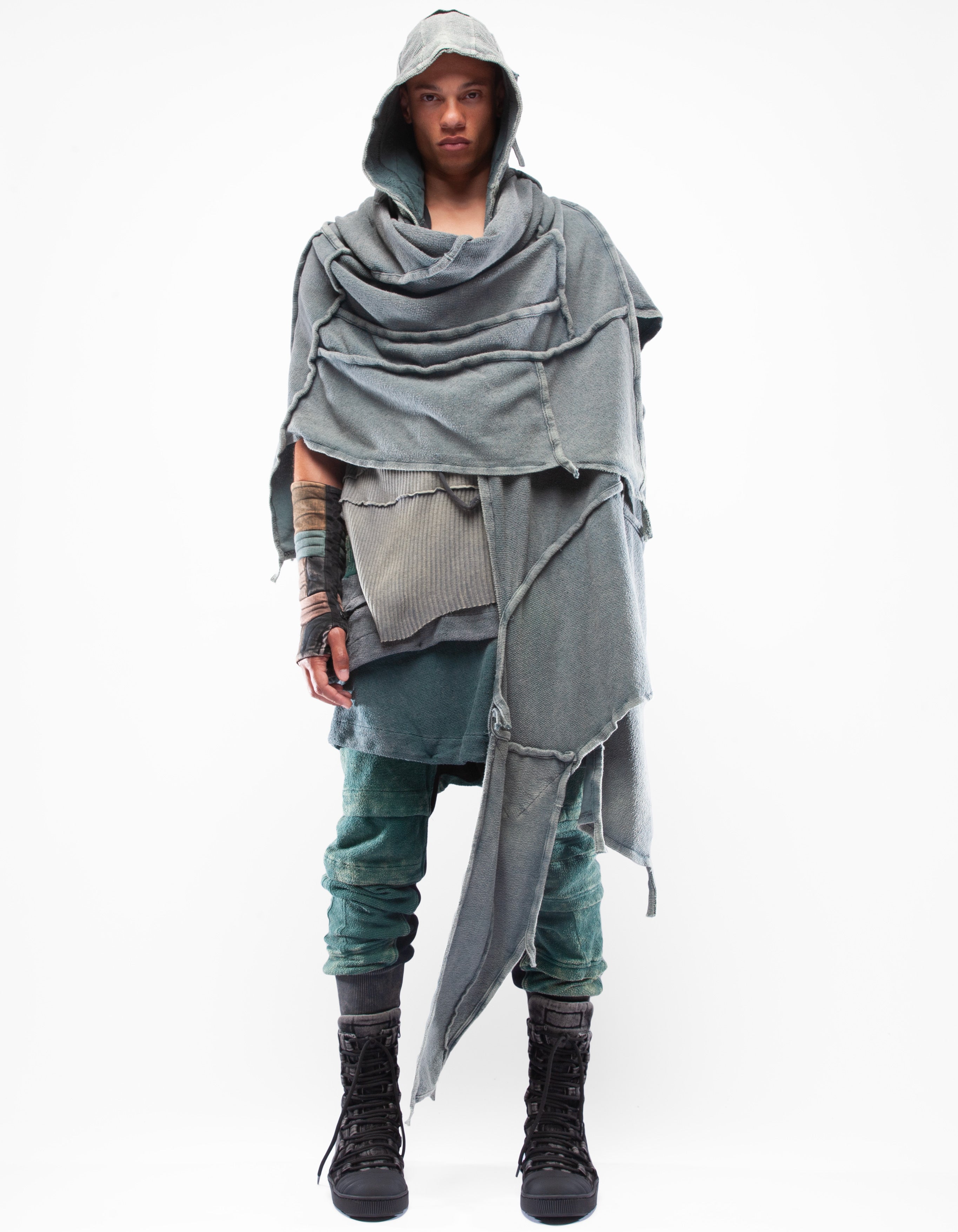 HOOD SHAWL HERMIT