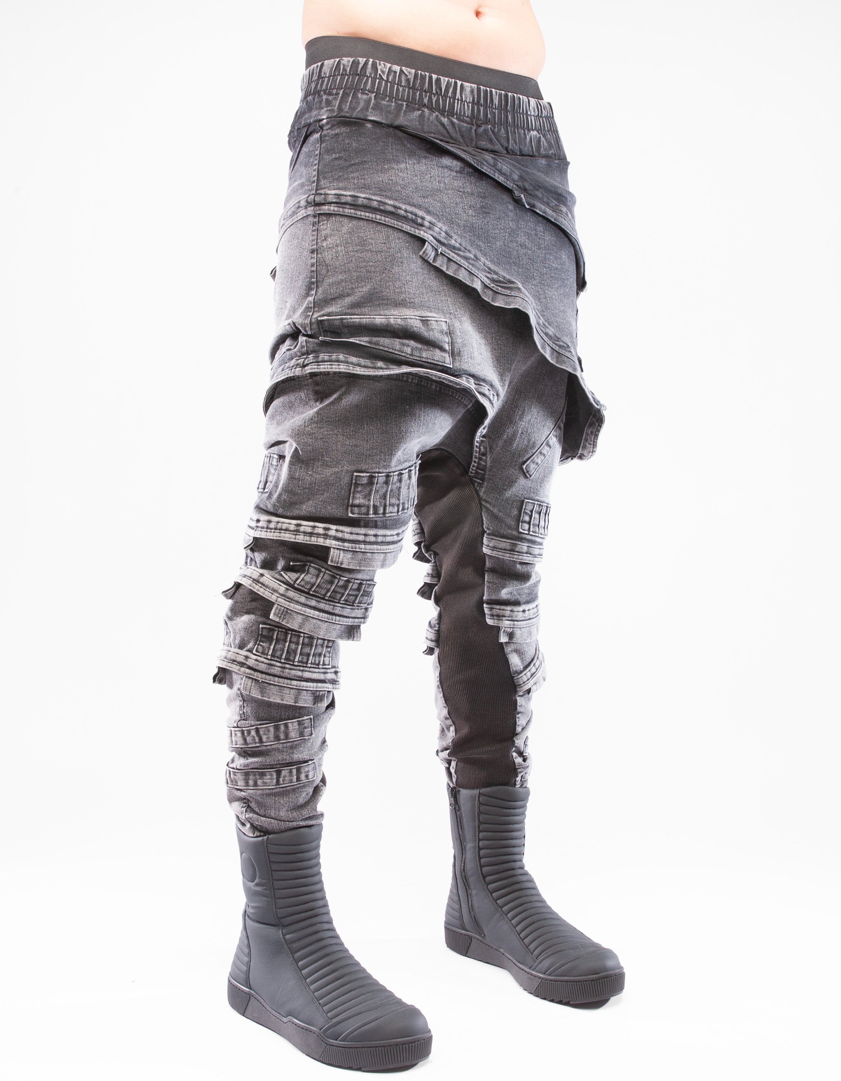 JEANS-LAYER ABGETRAGEN