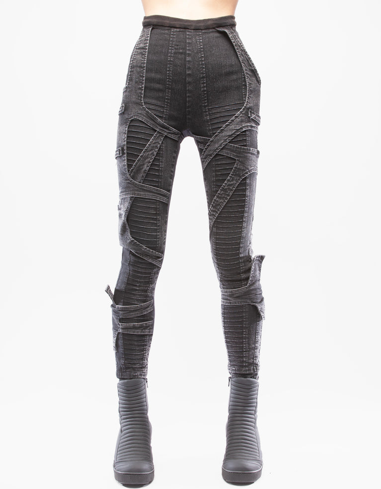 JEAN LEGGINGS USÉ