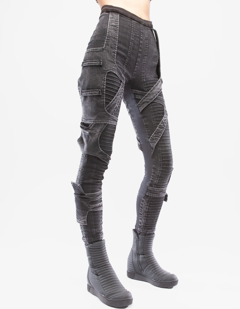 JEAN LEGGINGS USÉ