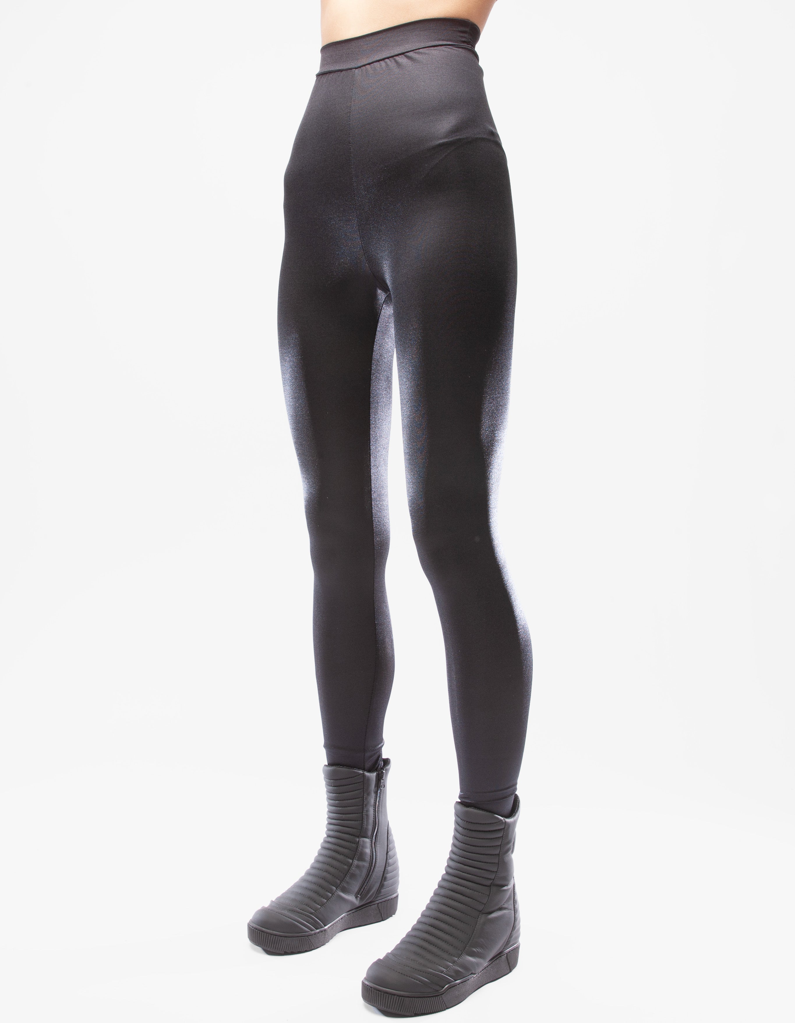 LEGGINGS SCHWARZE HAUT