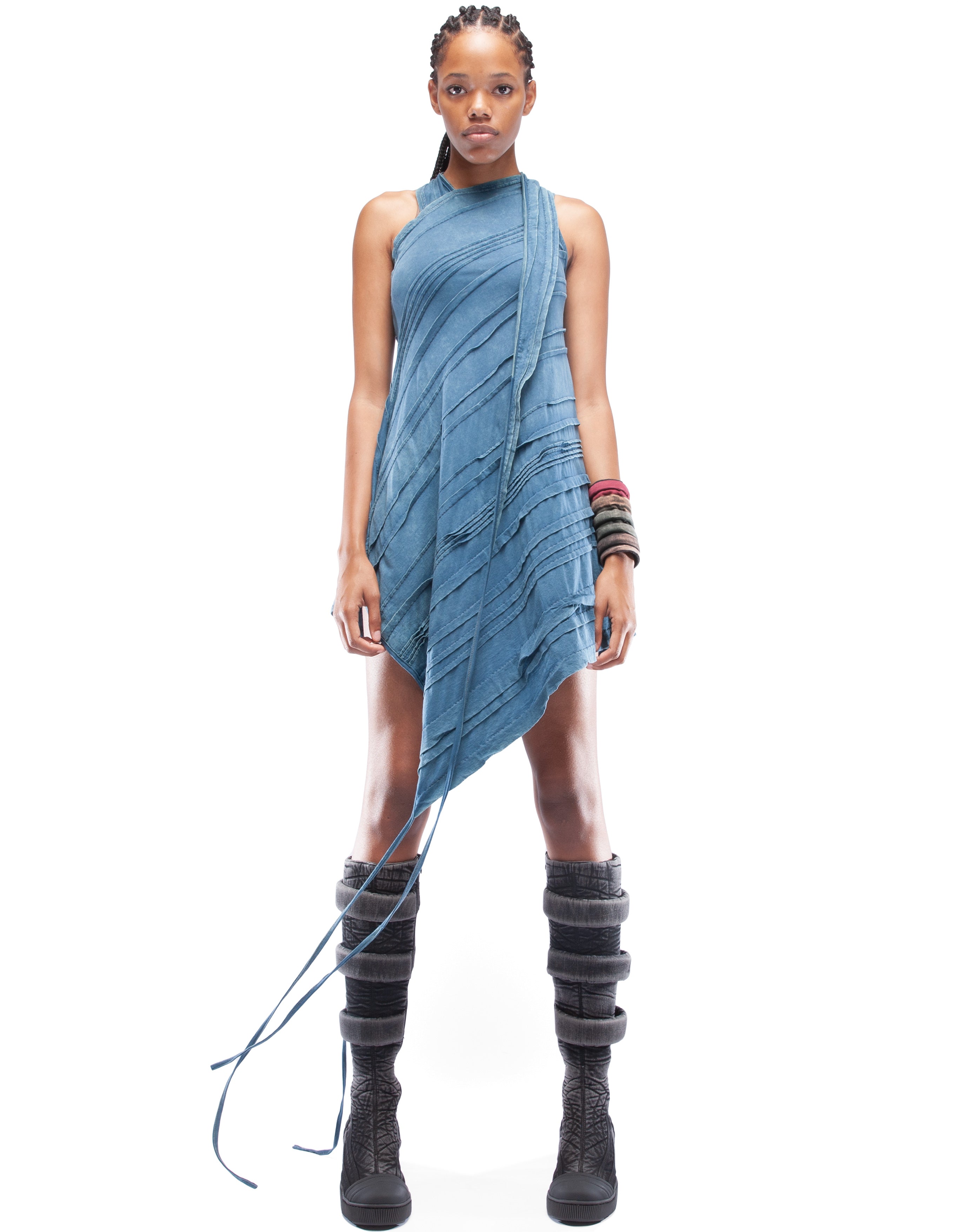Short Dress Cosmic Woman DressDemowoman DEMOBAZA | futuristic, post apocalyptic clothing