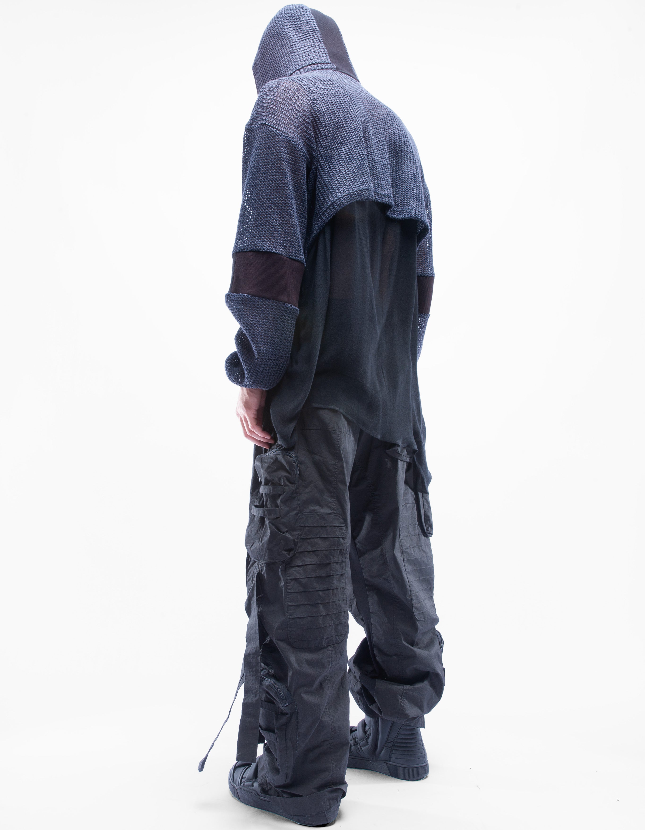 KURZER HOODY WEBEN SPRUNG M