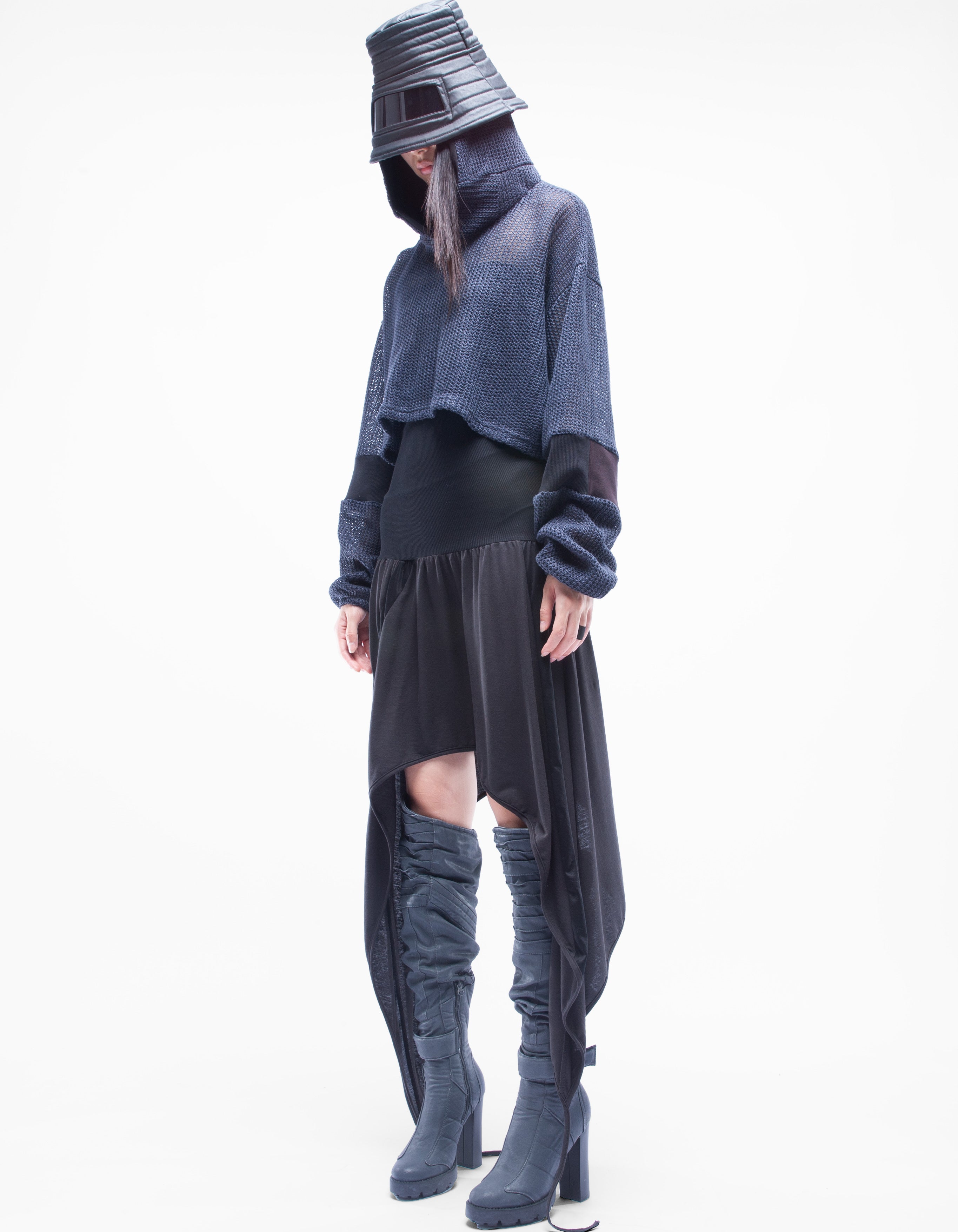 SUDADERA CORTA DE TEJIDO LEAP W