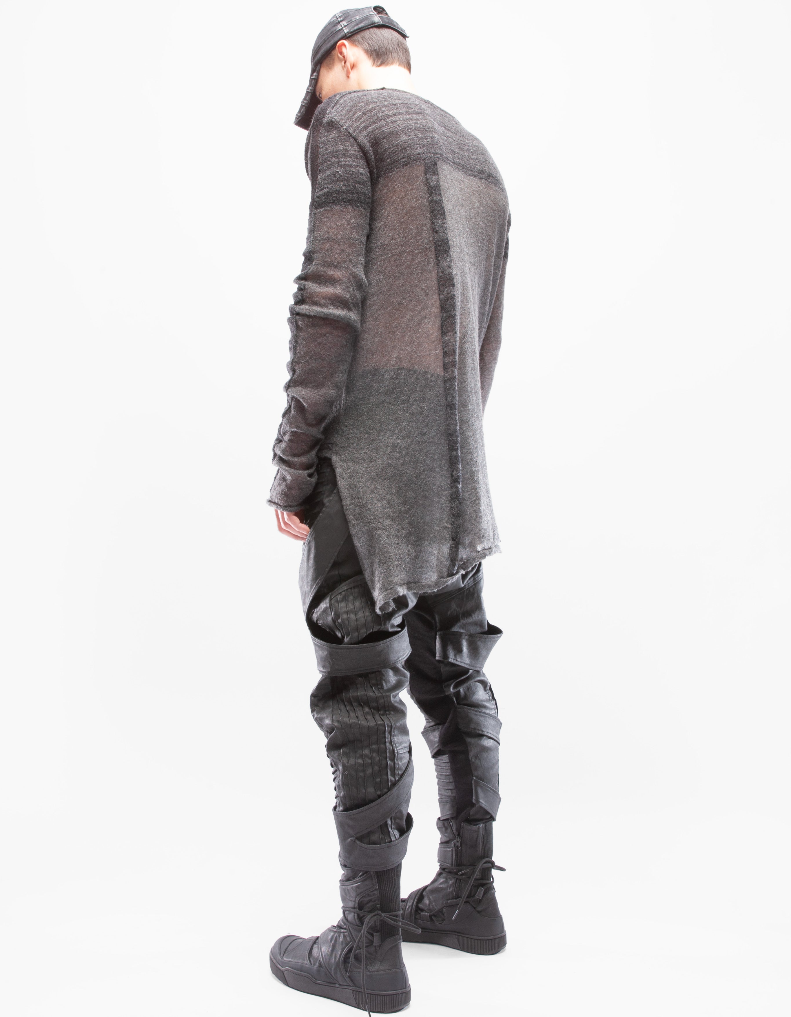 TOP GRIS ABRIGO