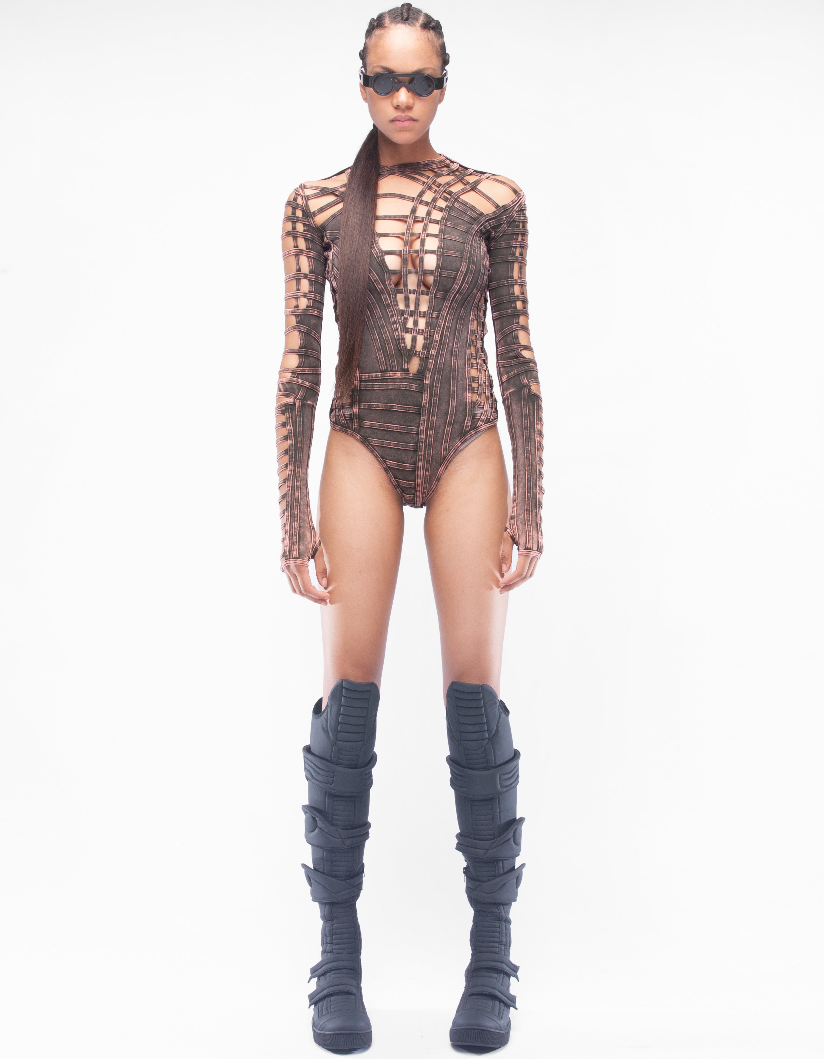 BODY SUIT SPACE GRID DEMOBAZA