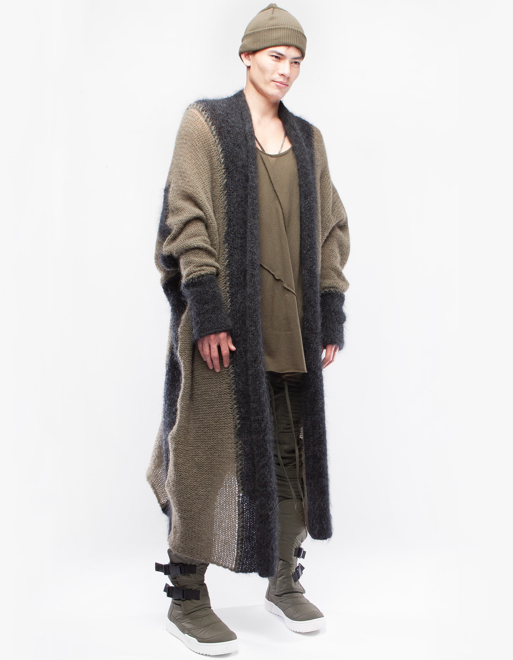 CARDIGAN OVERSIZE MOSS