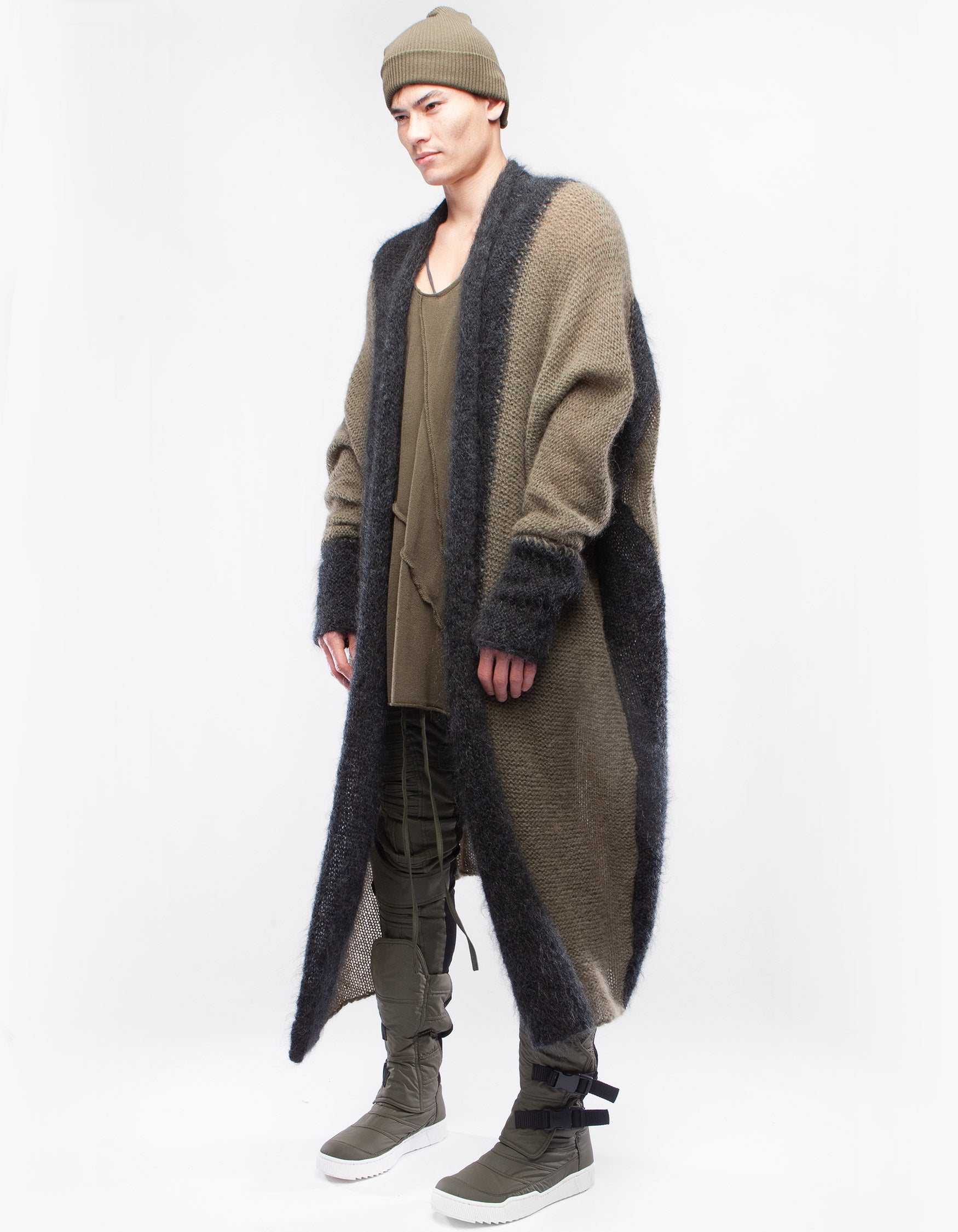 CARDIGAN OVERSIZE MOSS