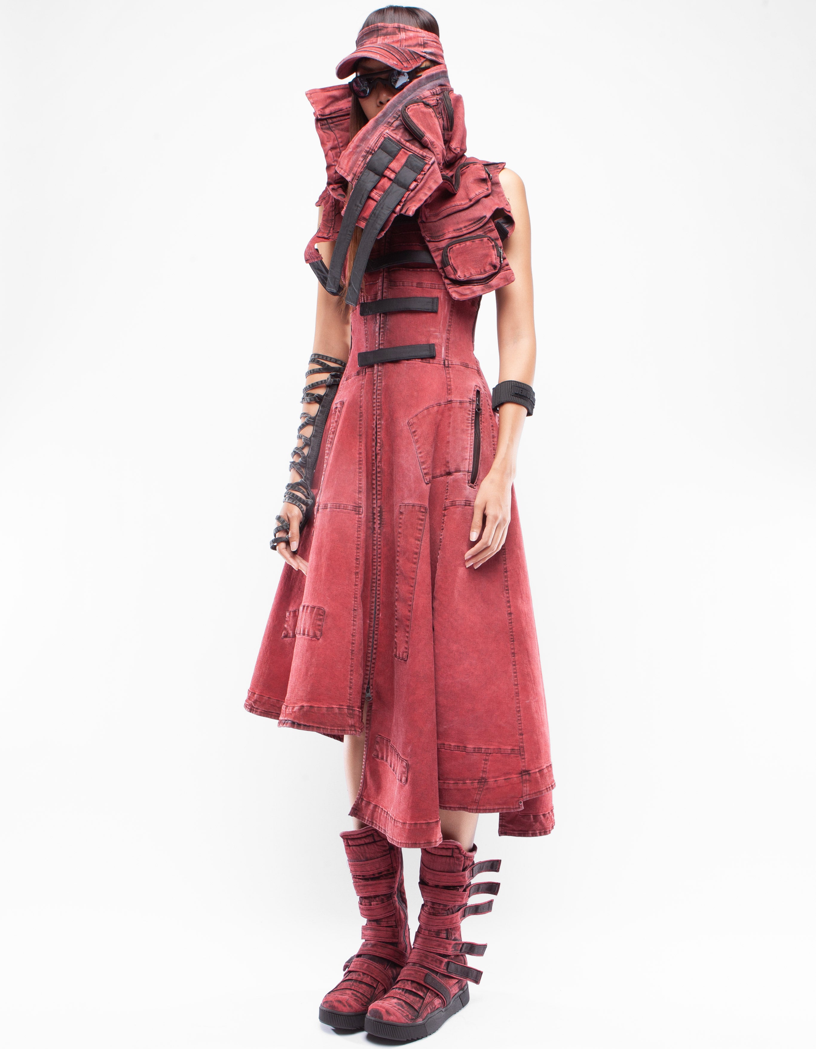 ABRIGO VESTIDO MERKABA