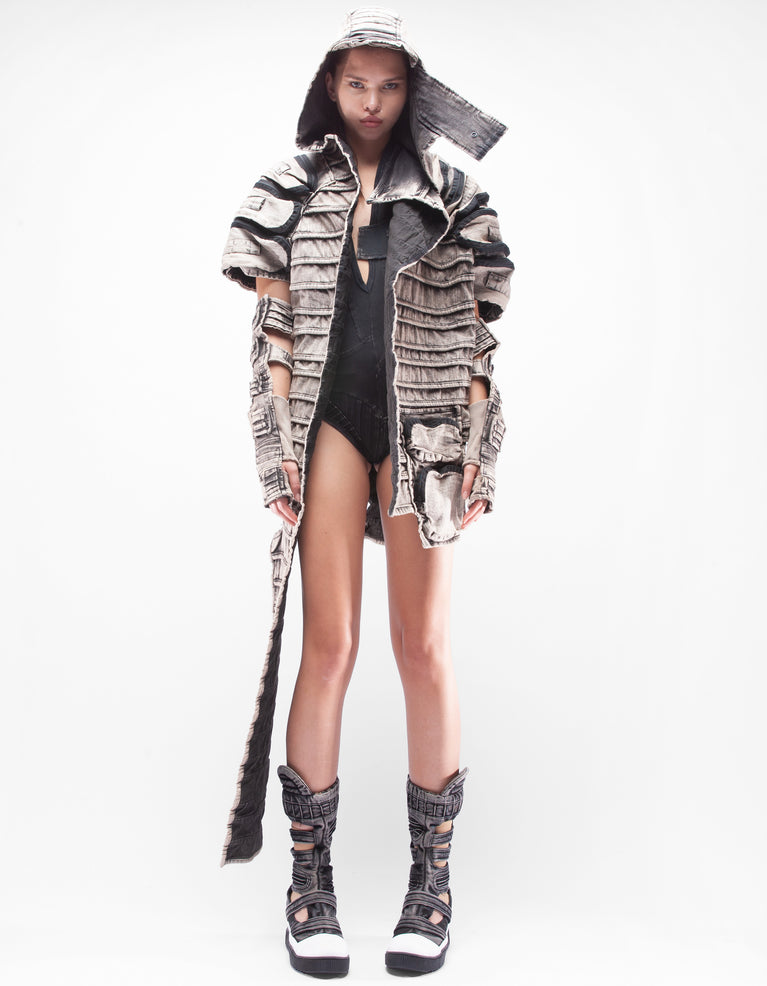DIMENSIÓN DE LA CHAQUETA DE VESTIDO