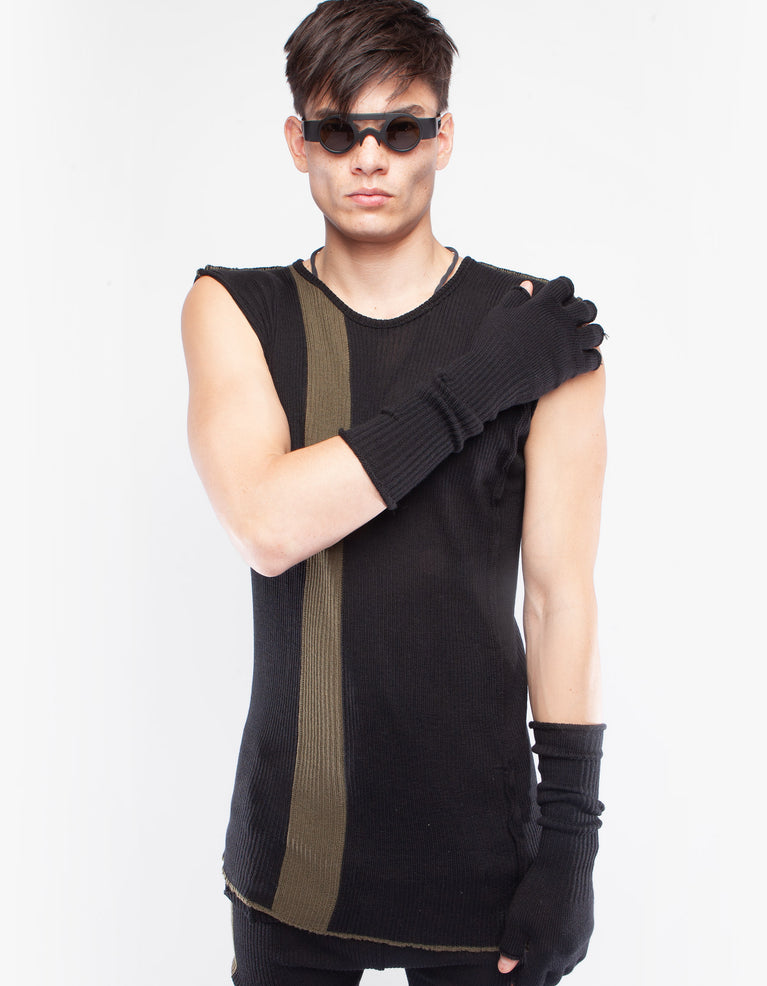 HANDSCHUHE FINGER SCHWARZ M