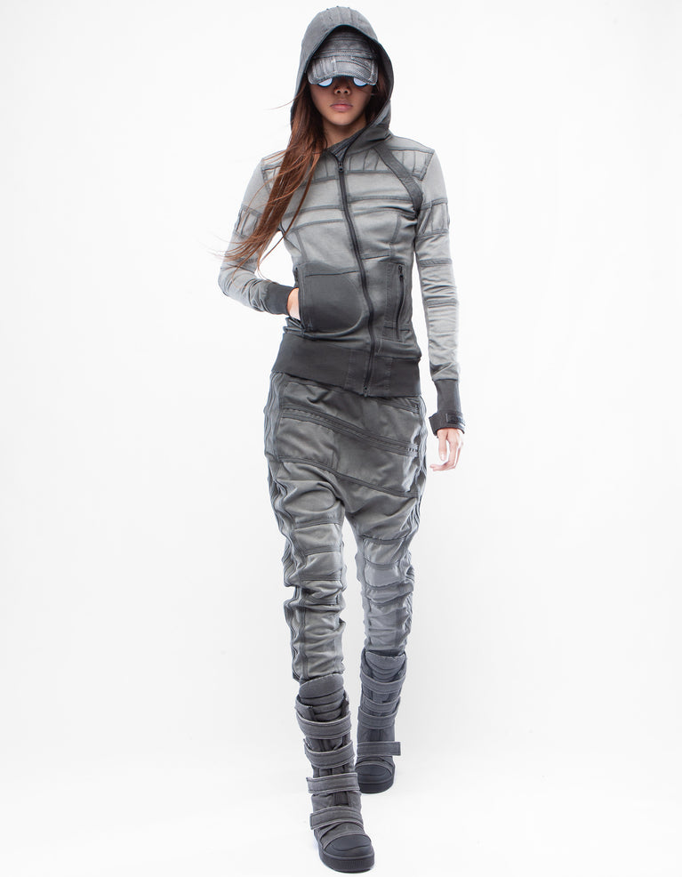 SUDADERA CON CAPUCHA FIT CRISTALIZE W