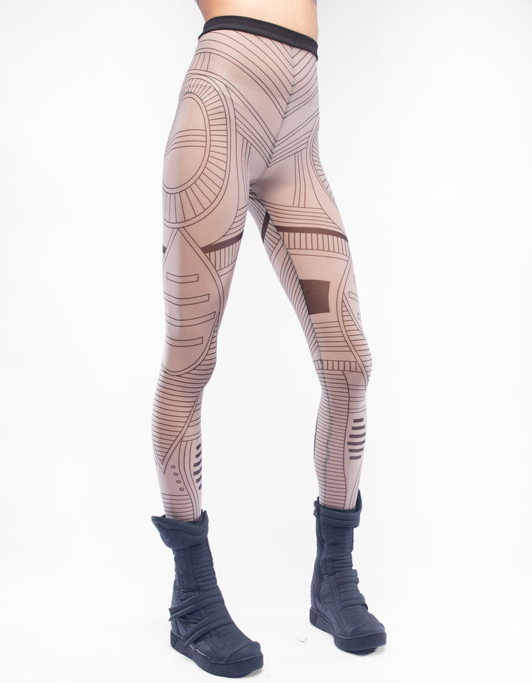LEGGINGS PEAU MODULAIRE