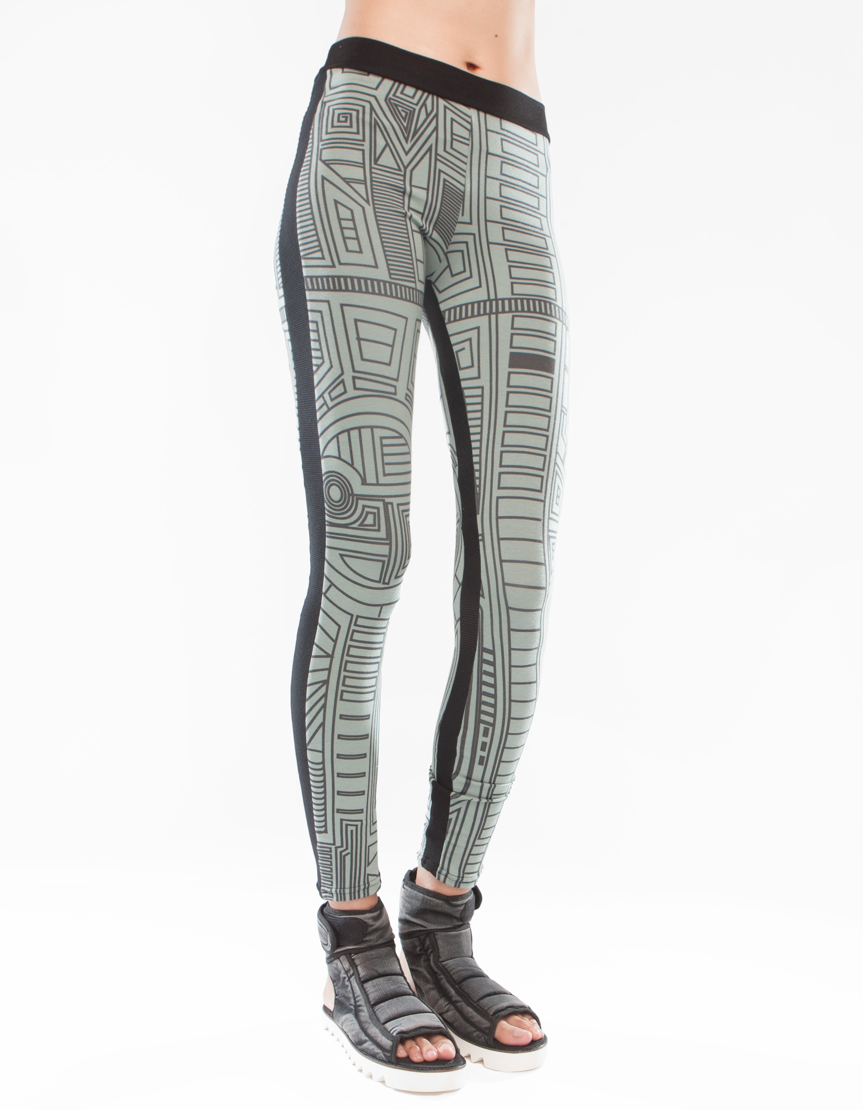 LEGGINGS STRUTTURA BLU W