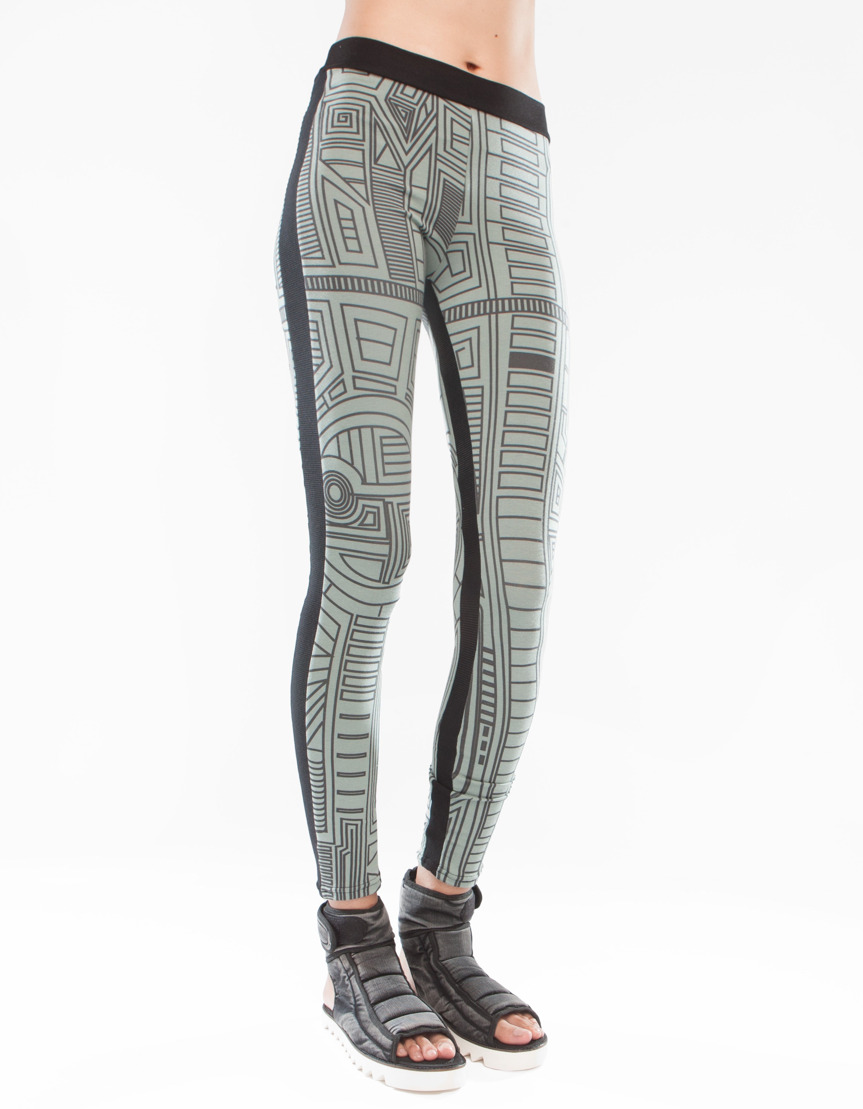 LEGGINGS STRUCTURE BLUE W