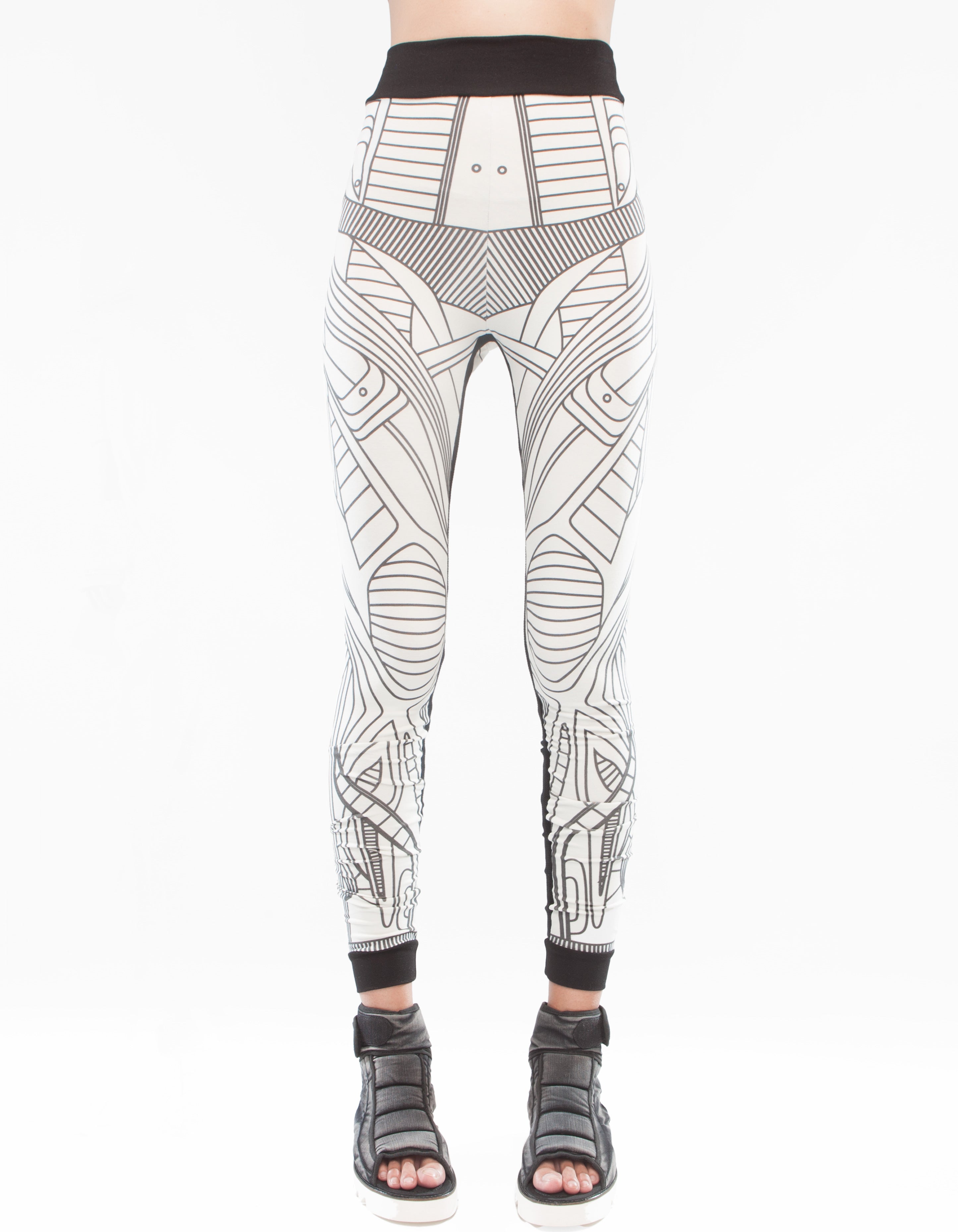 LEGGINGS STRUCTURE WHITE W