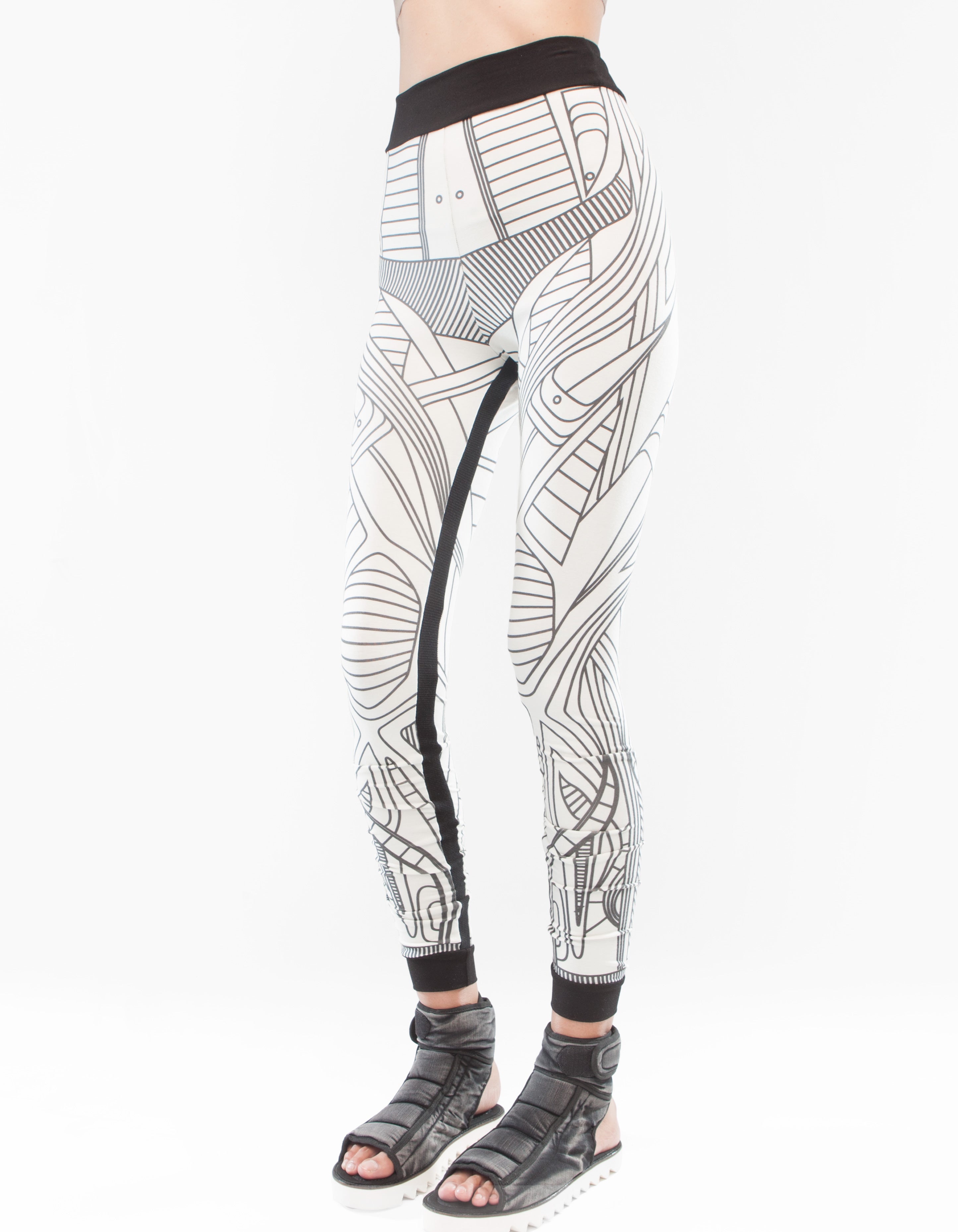 LEGGINGS STRUCTURE WHITE W