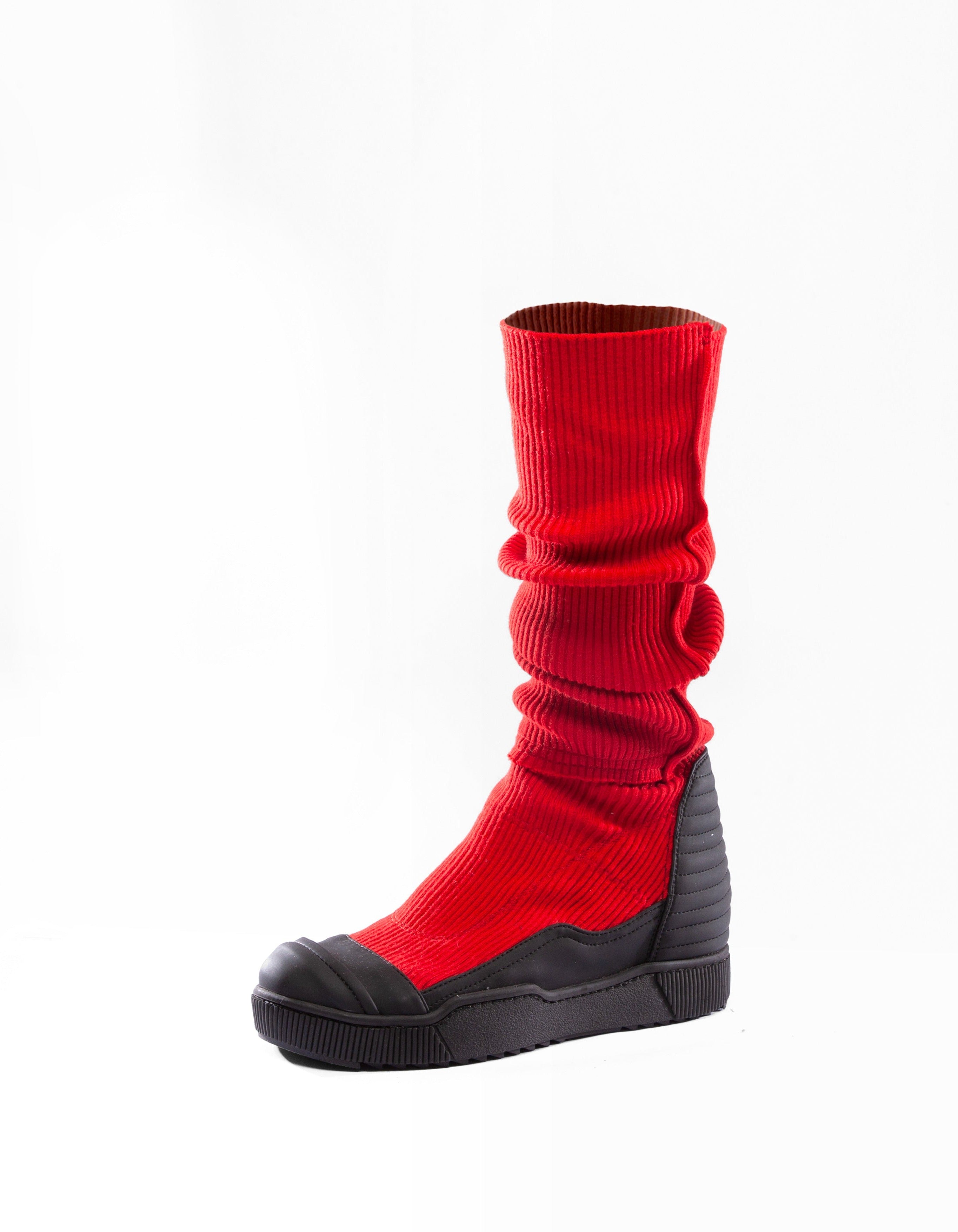 BOTAS COSTILLA ROJO W
