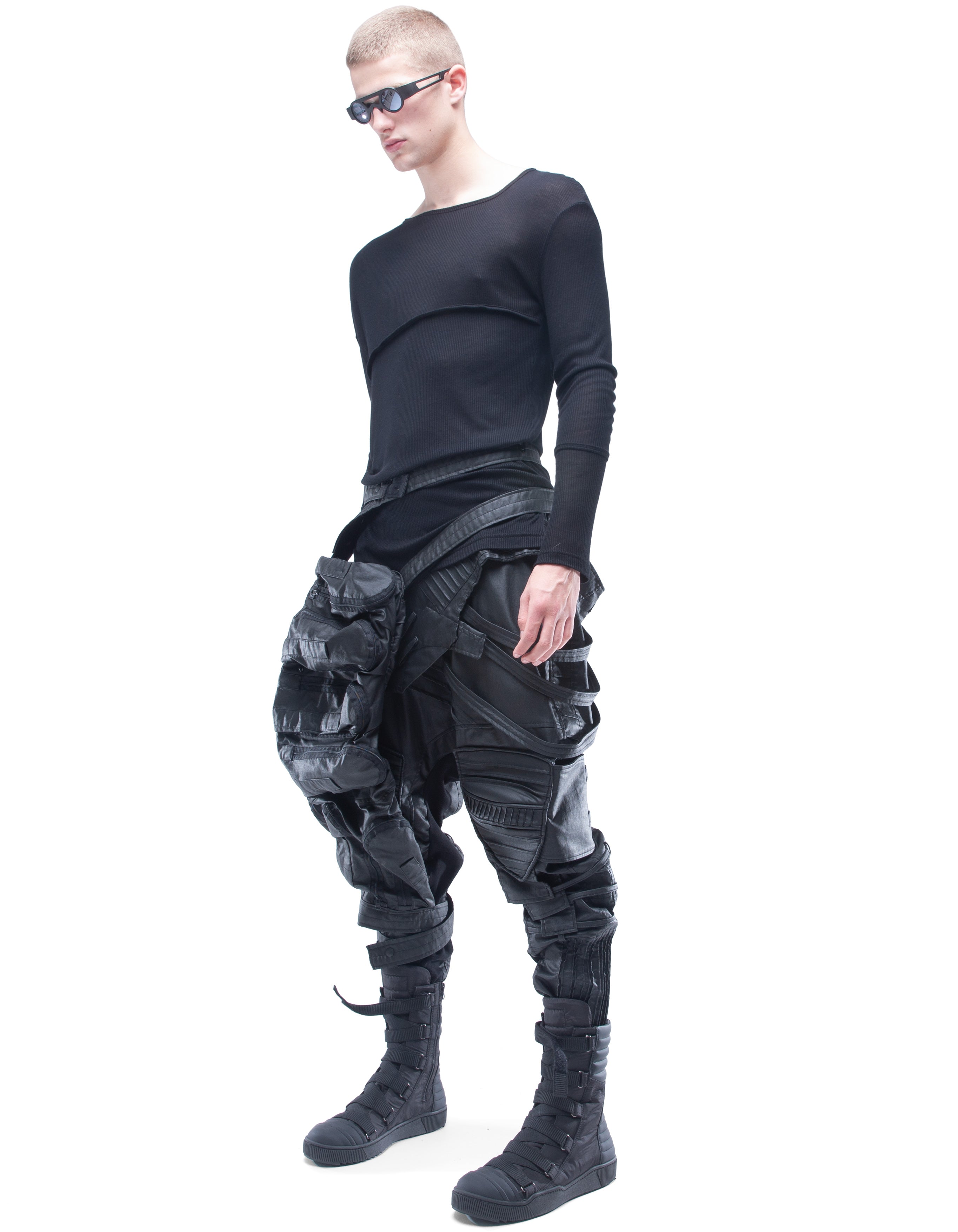 BASIC BLACK RIB