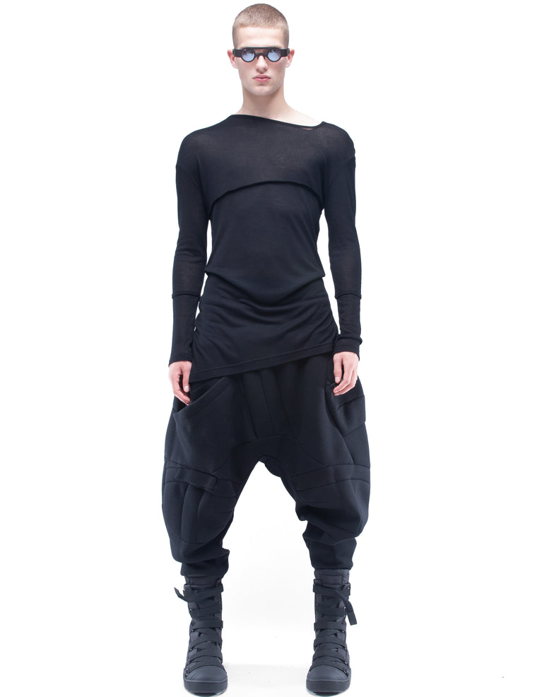 BASIC BLACK RIB