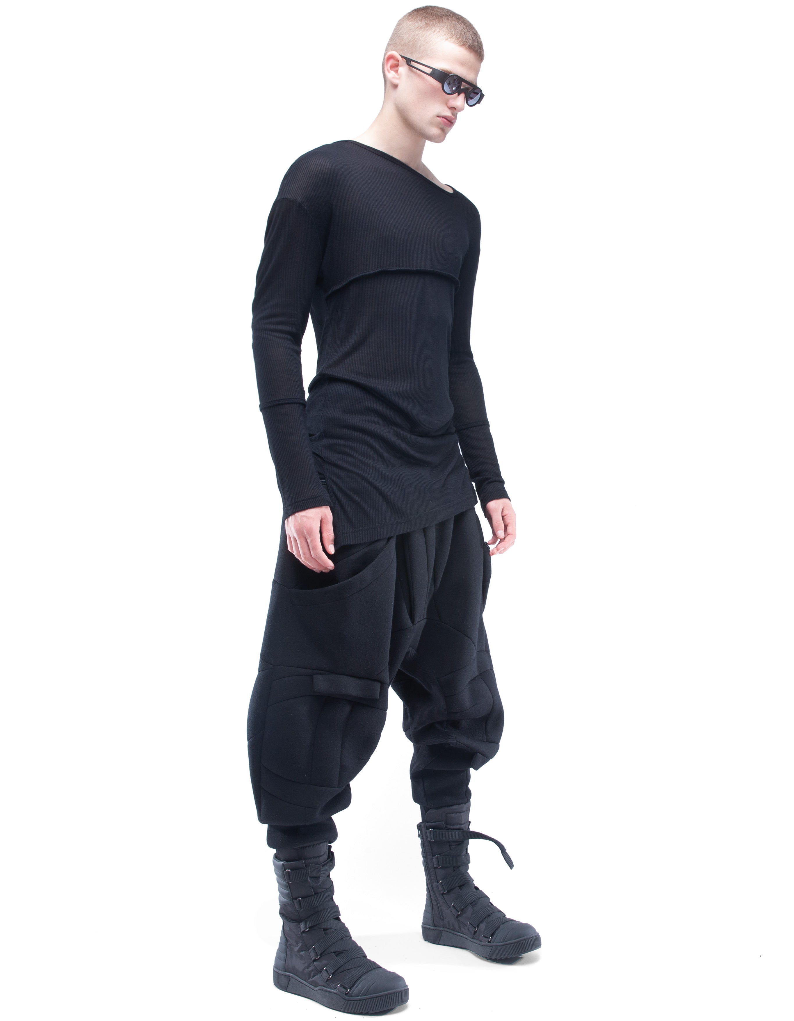 BASIC BLACK RIB