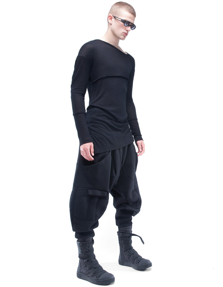 BASIC BLACK RIB