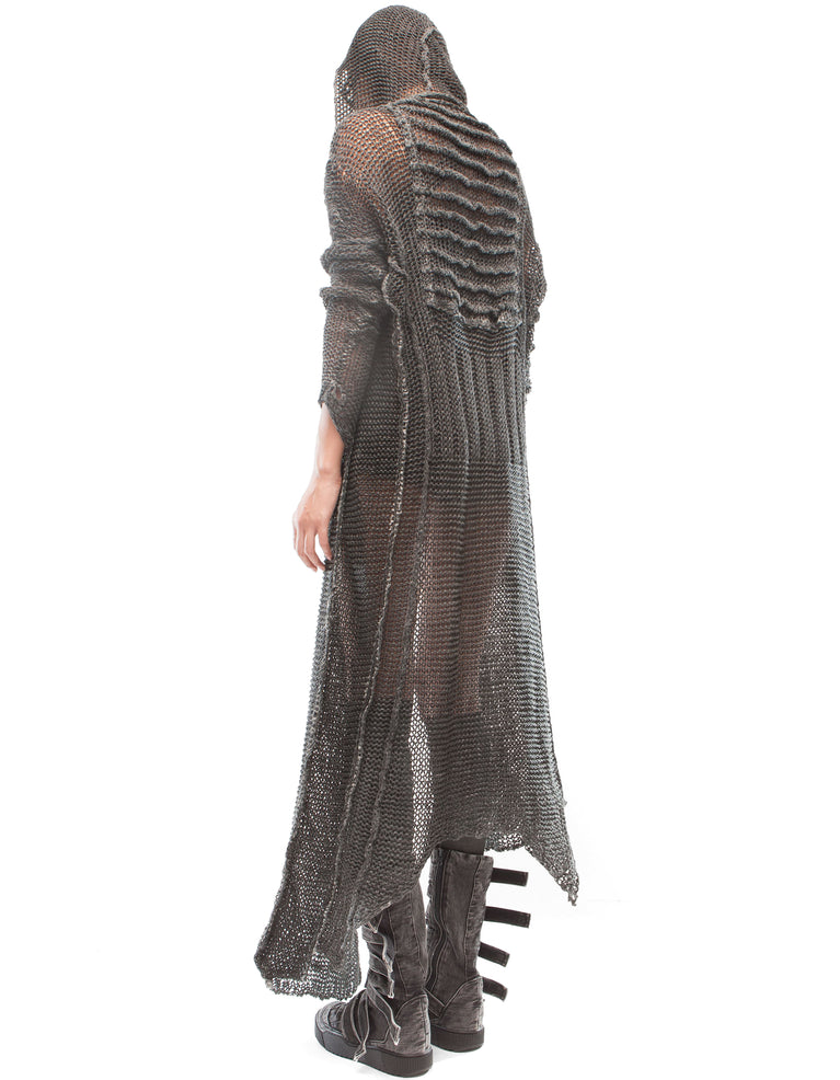 CARDIGAN ARMOUR BLACK W