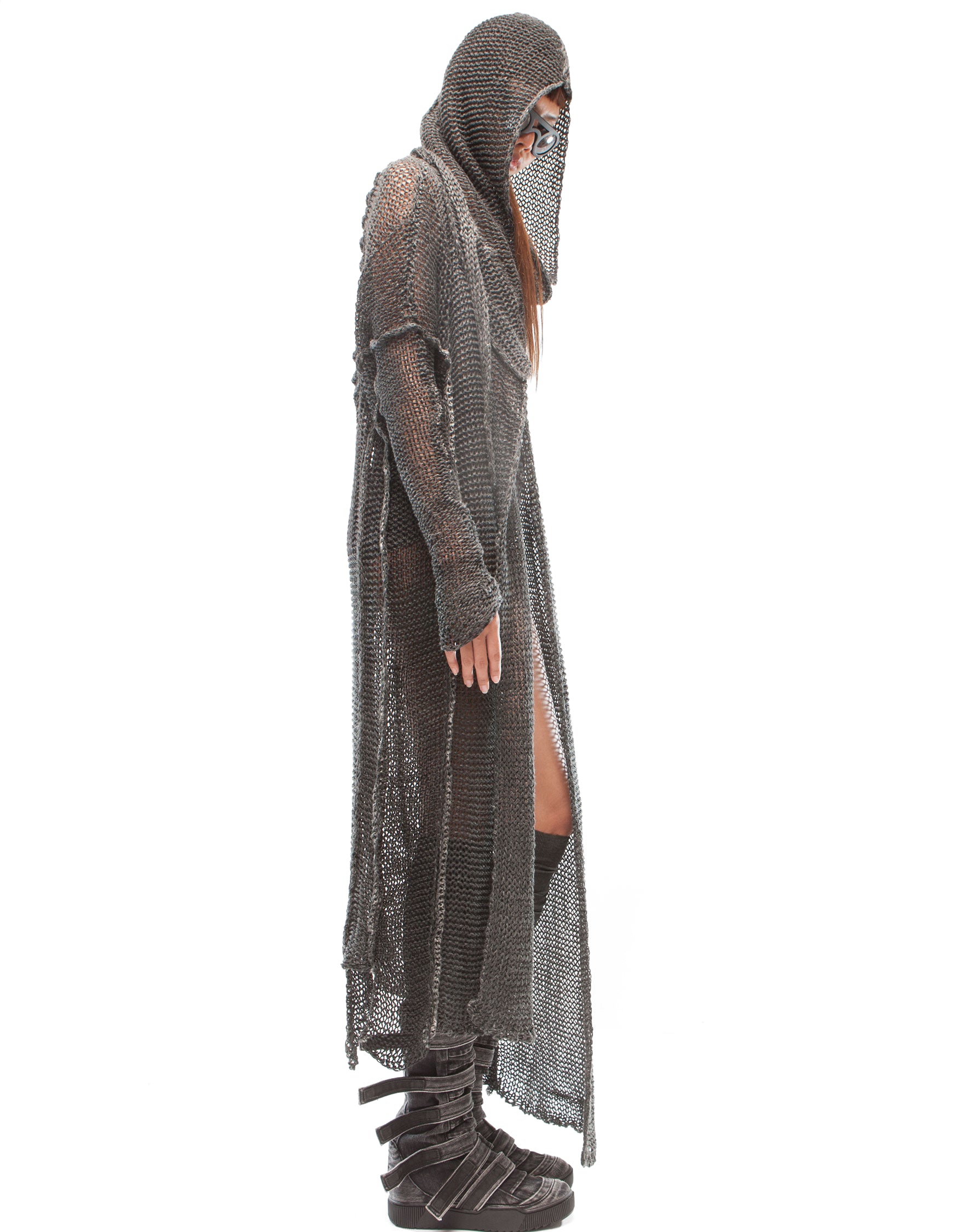 CARDIGAN ARMOUR BLACK W