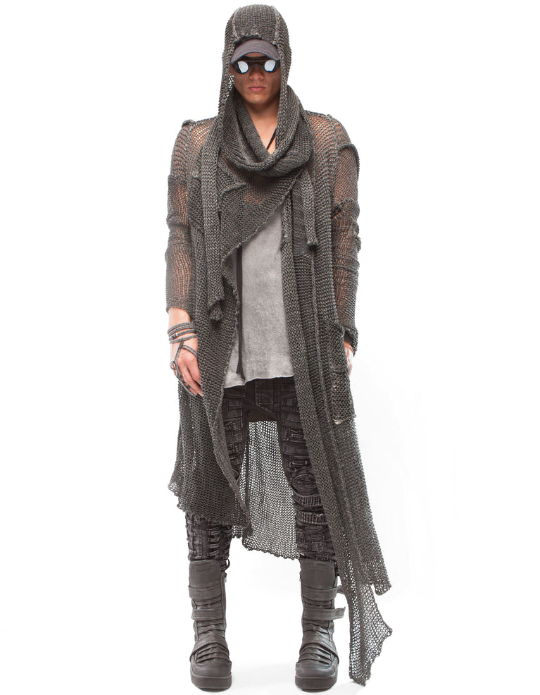 CARDIGAN ARMOUR BLACK