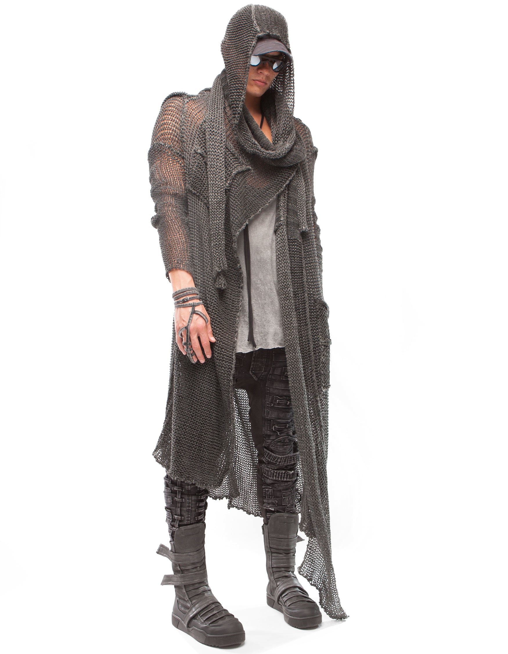 CARDIGAN ARMOUR BLACK