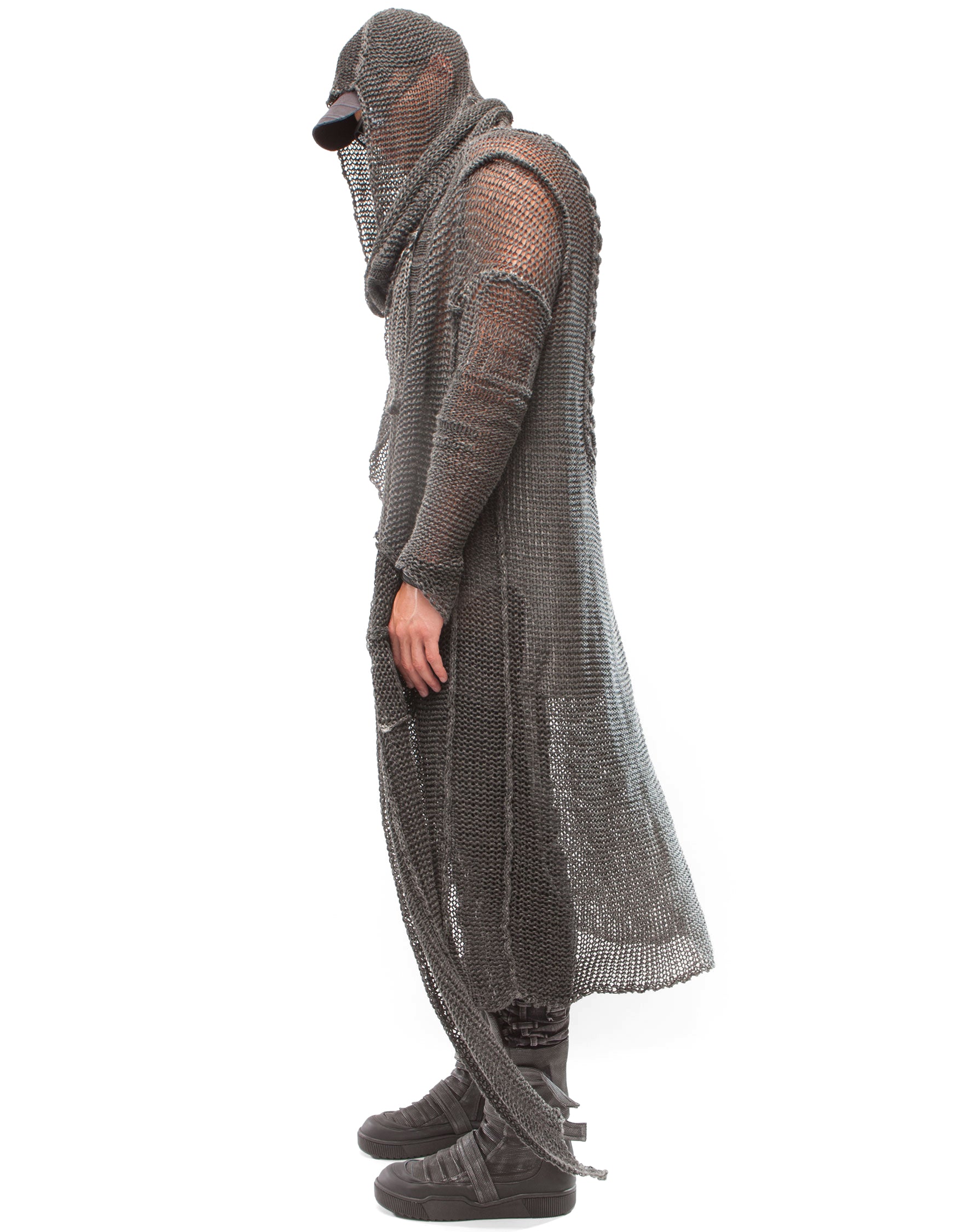 CARDIGAN ARMOUR BLACK