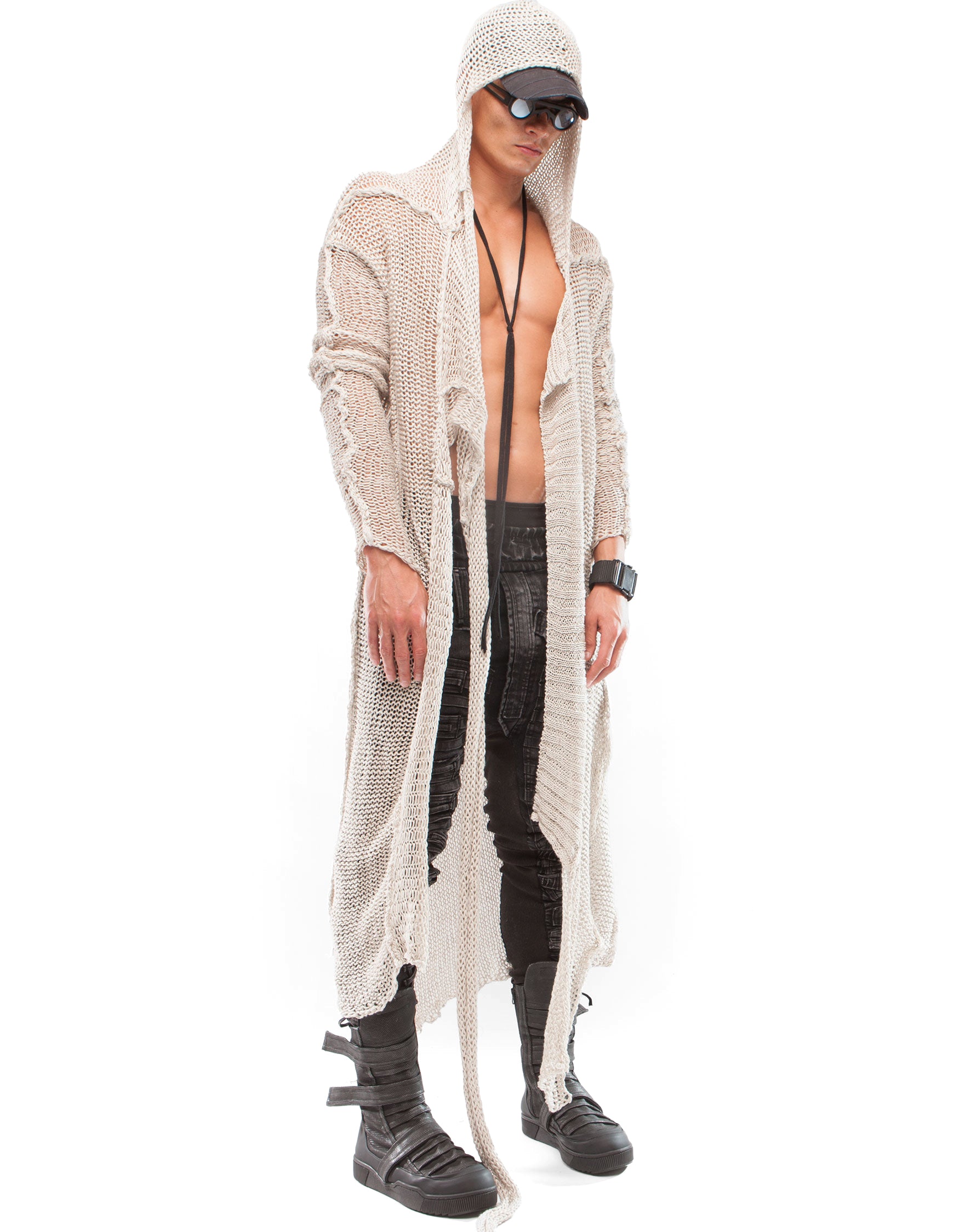 CARDIGAN ARMOUR WHITE