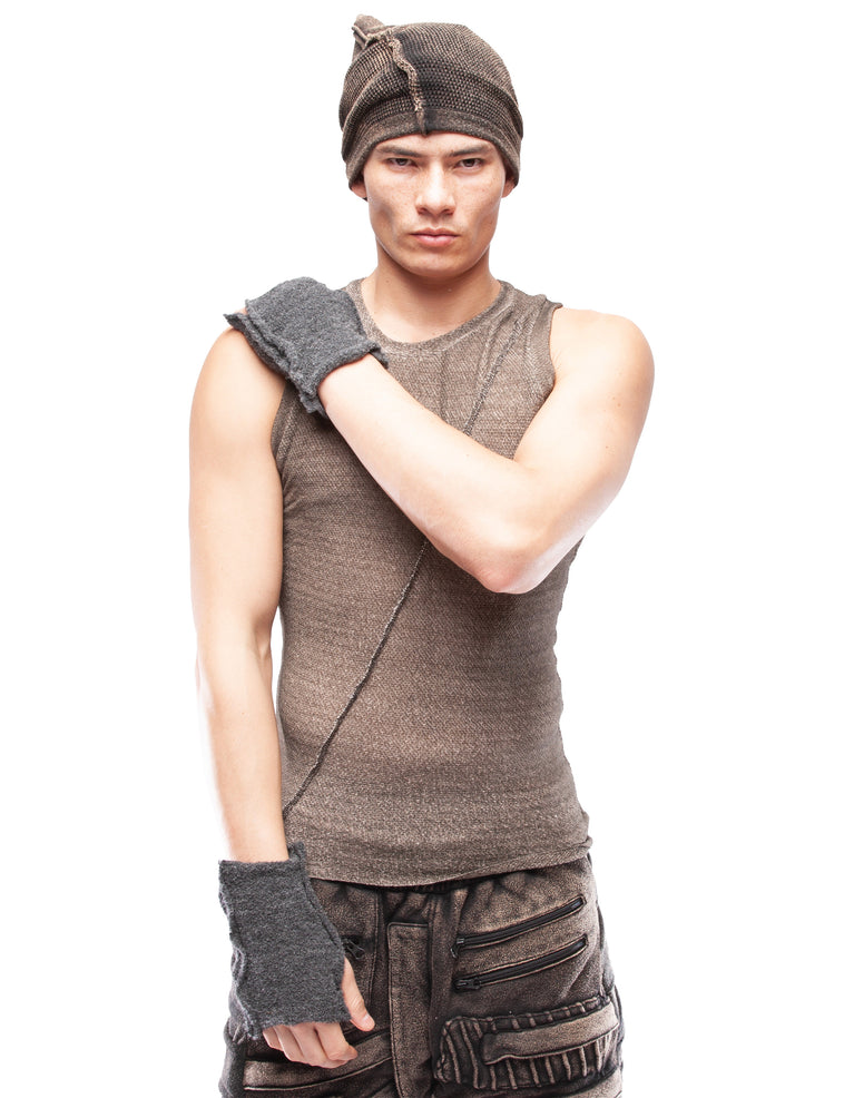GLOVES UNION GREY M