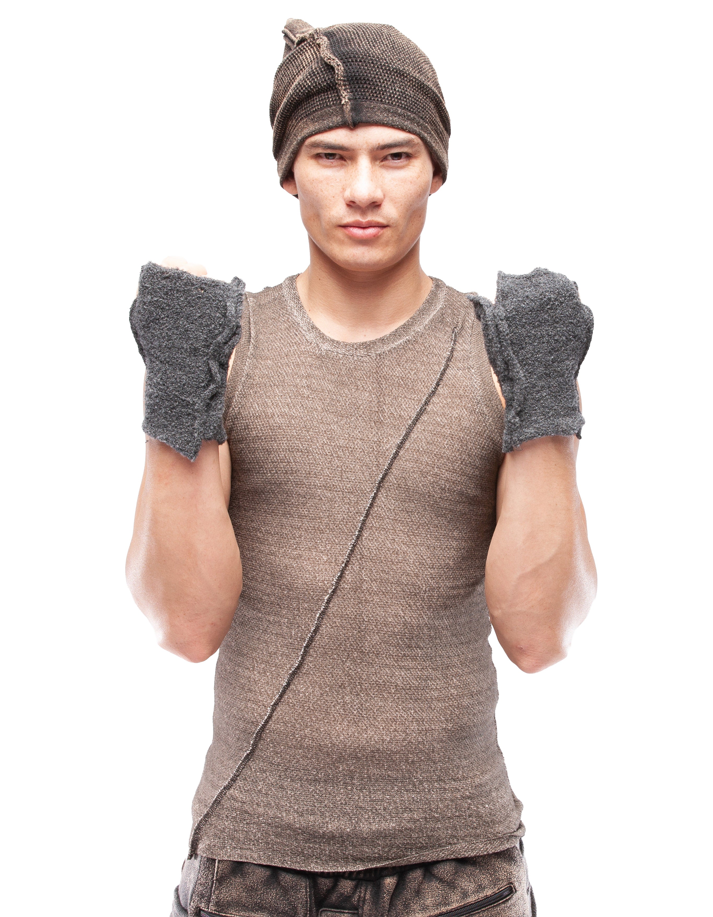GLOVES UNION GREY M
