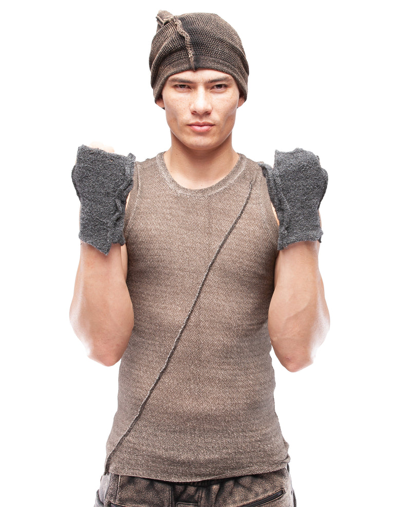 GLOVES UNION GREY M