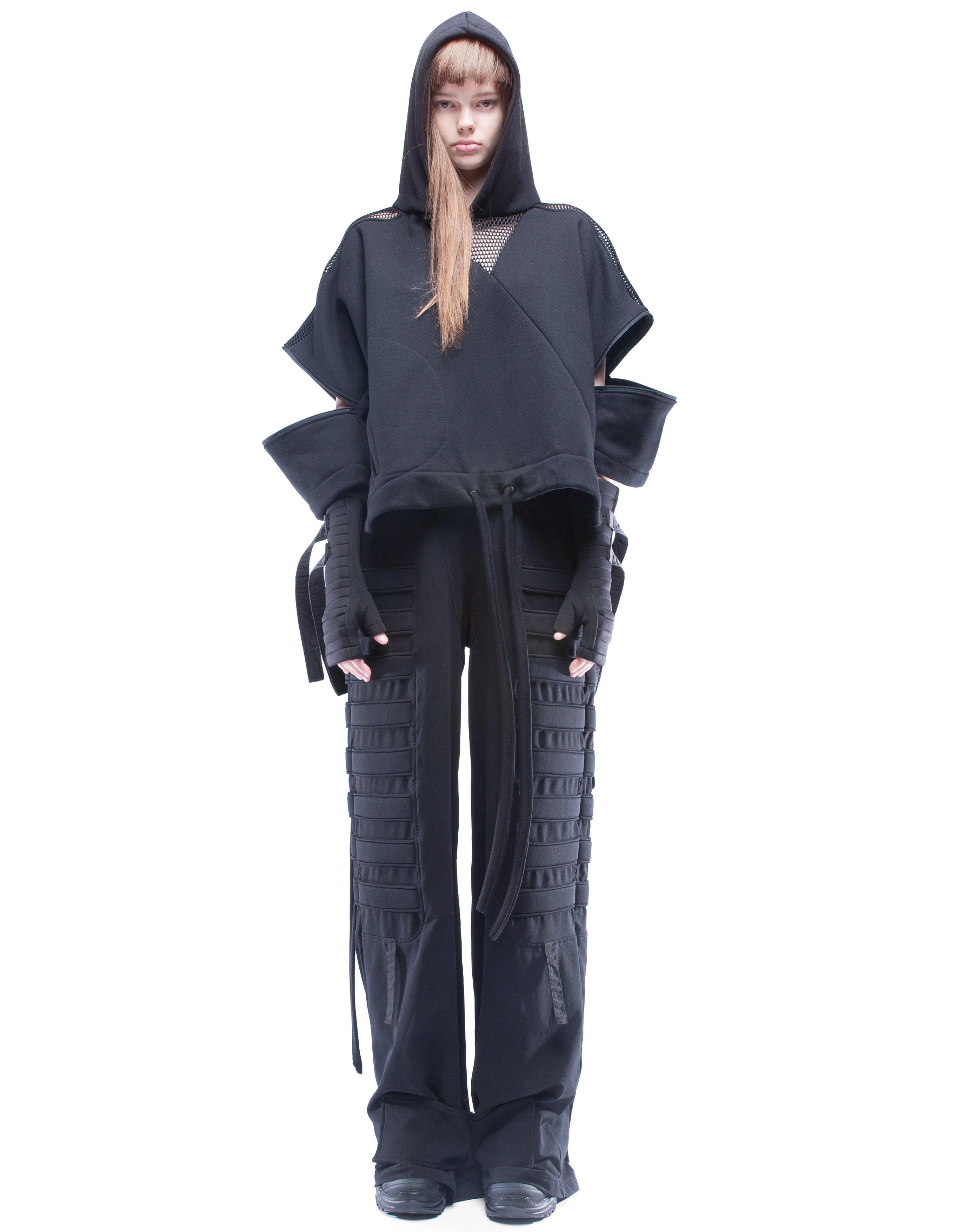 HOODY NET ACCENT