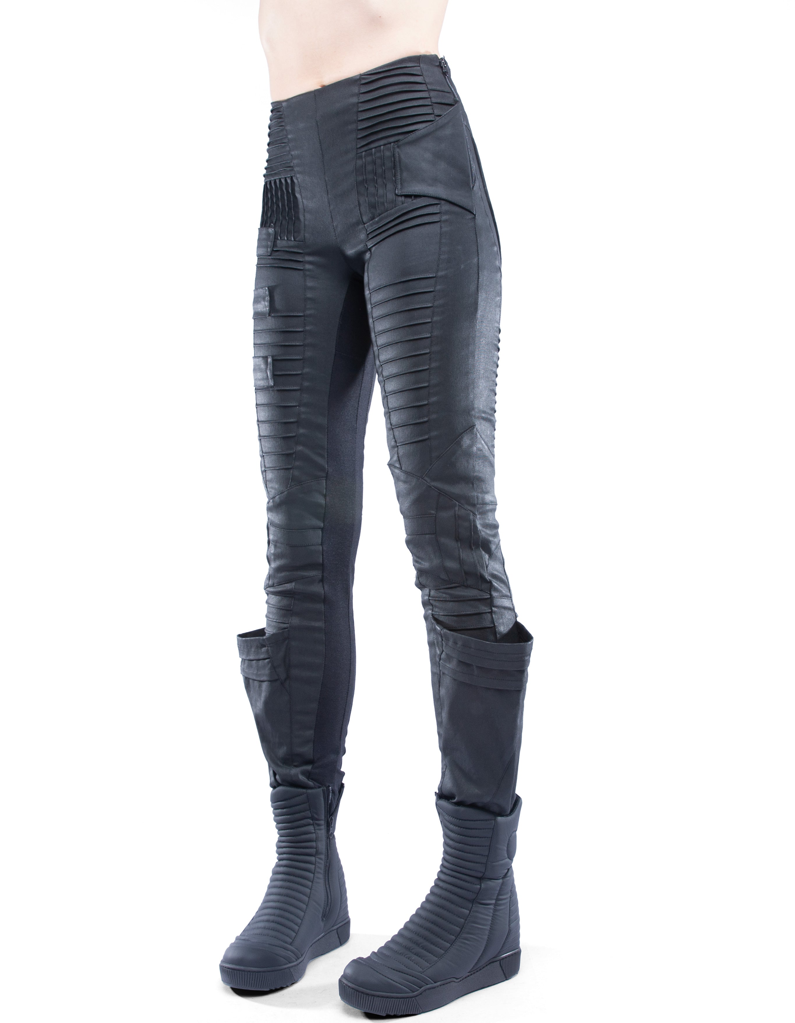 JEANS LEGGINGS BLACK TUNE