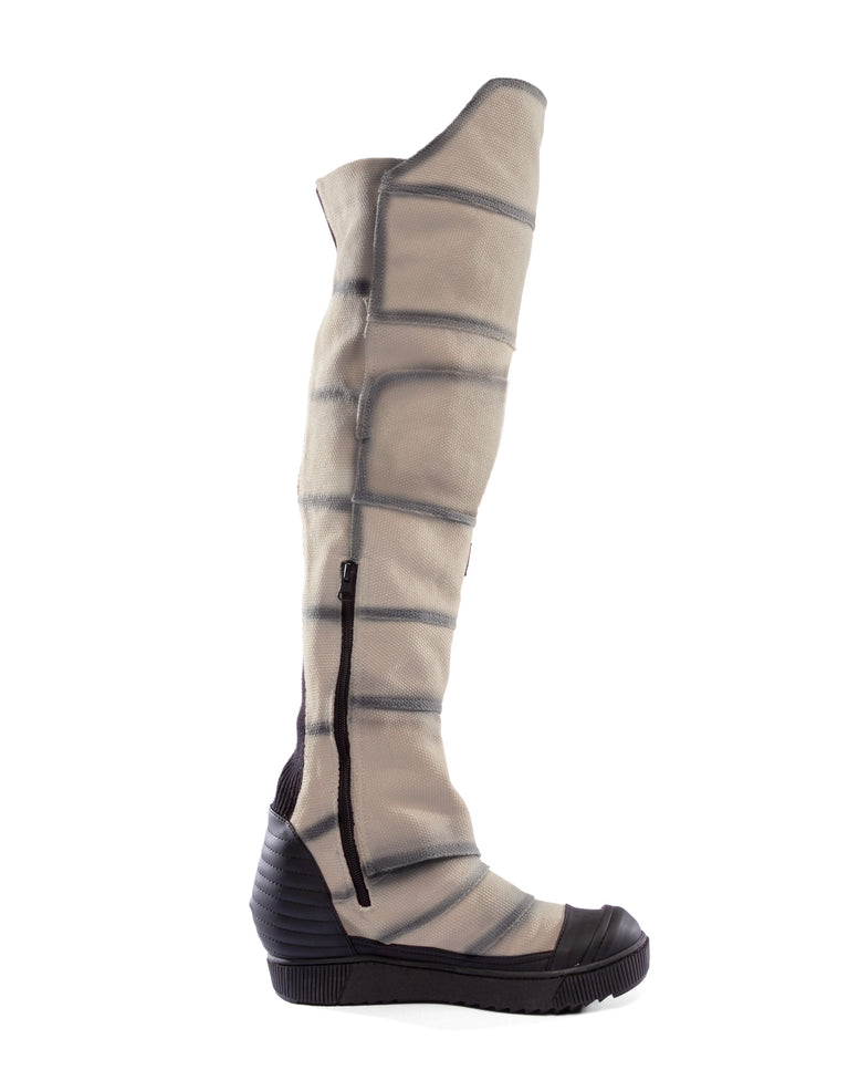 LONG BOOTS OVERWALK SAND