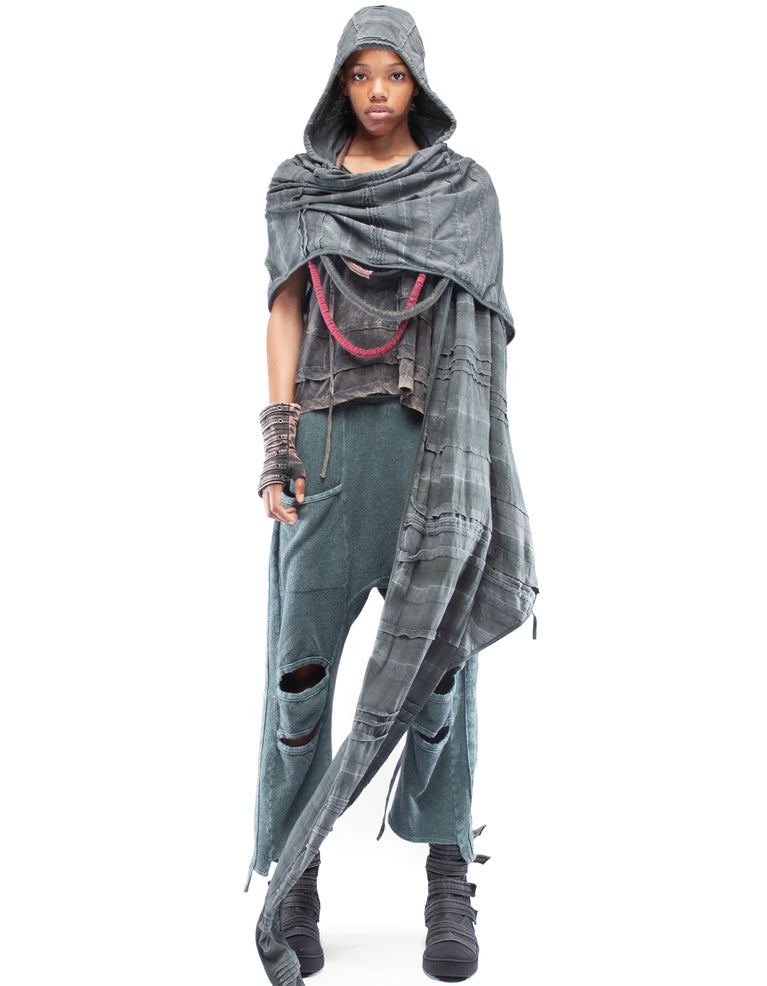 SHAWL HOOD OVERTONE W