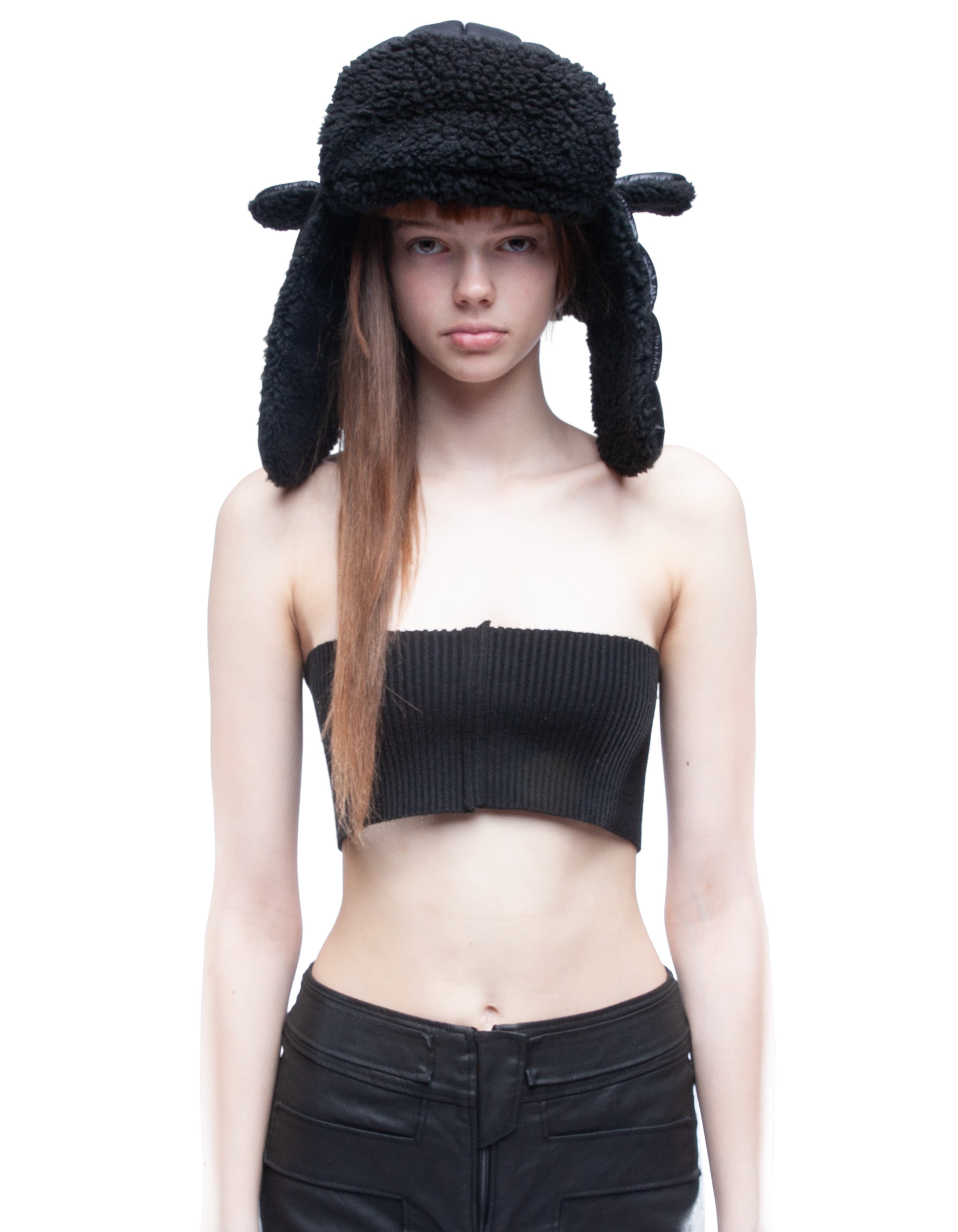 TRAPPER HAT BLACK