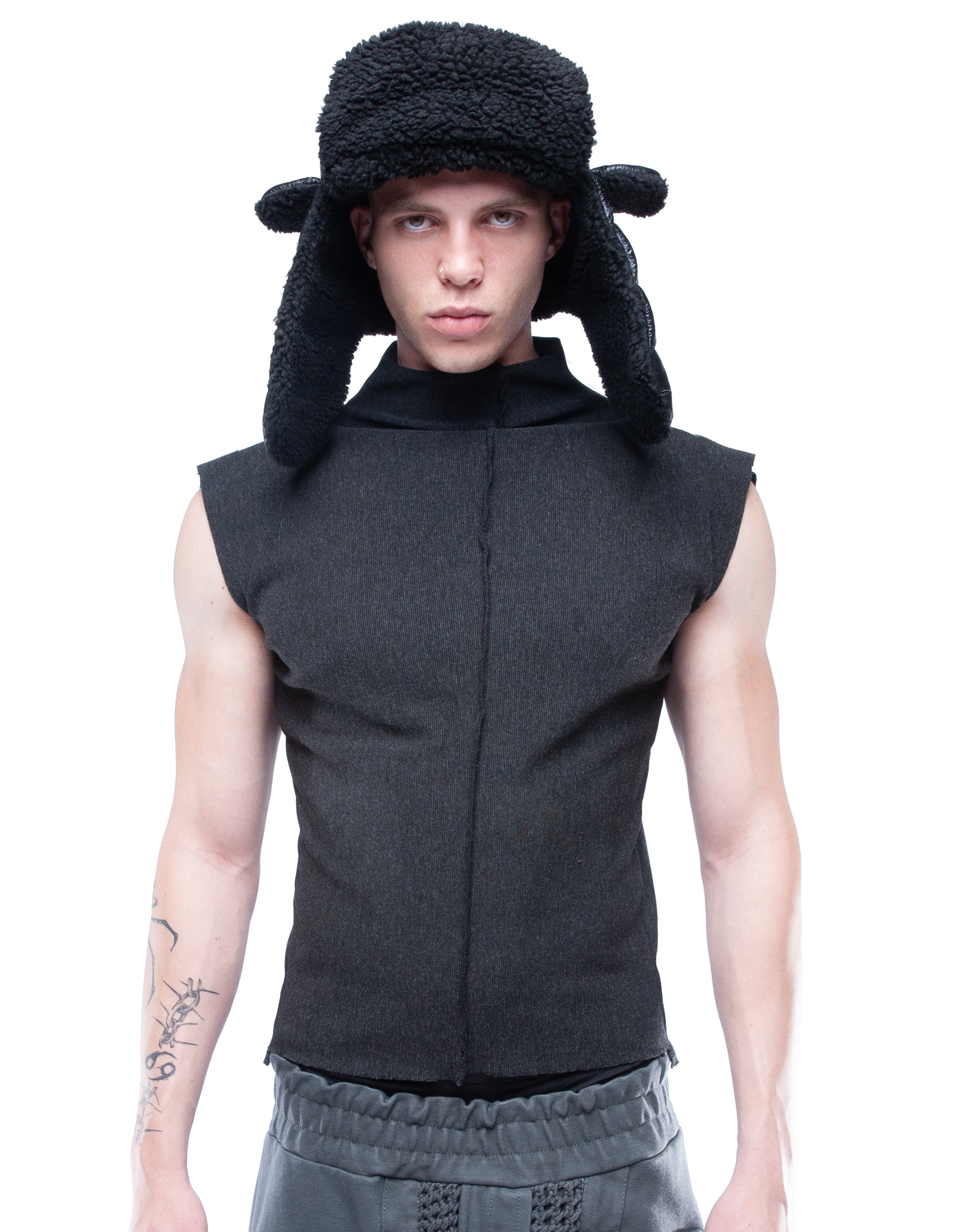 TRAPPER HAT BLACK