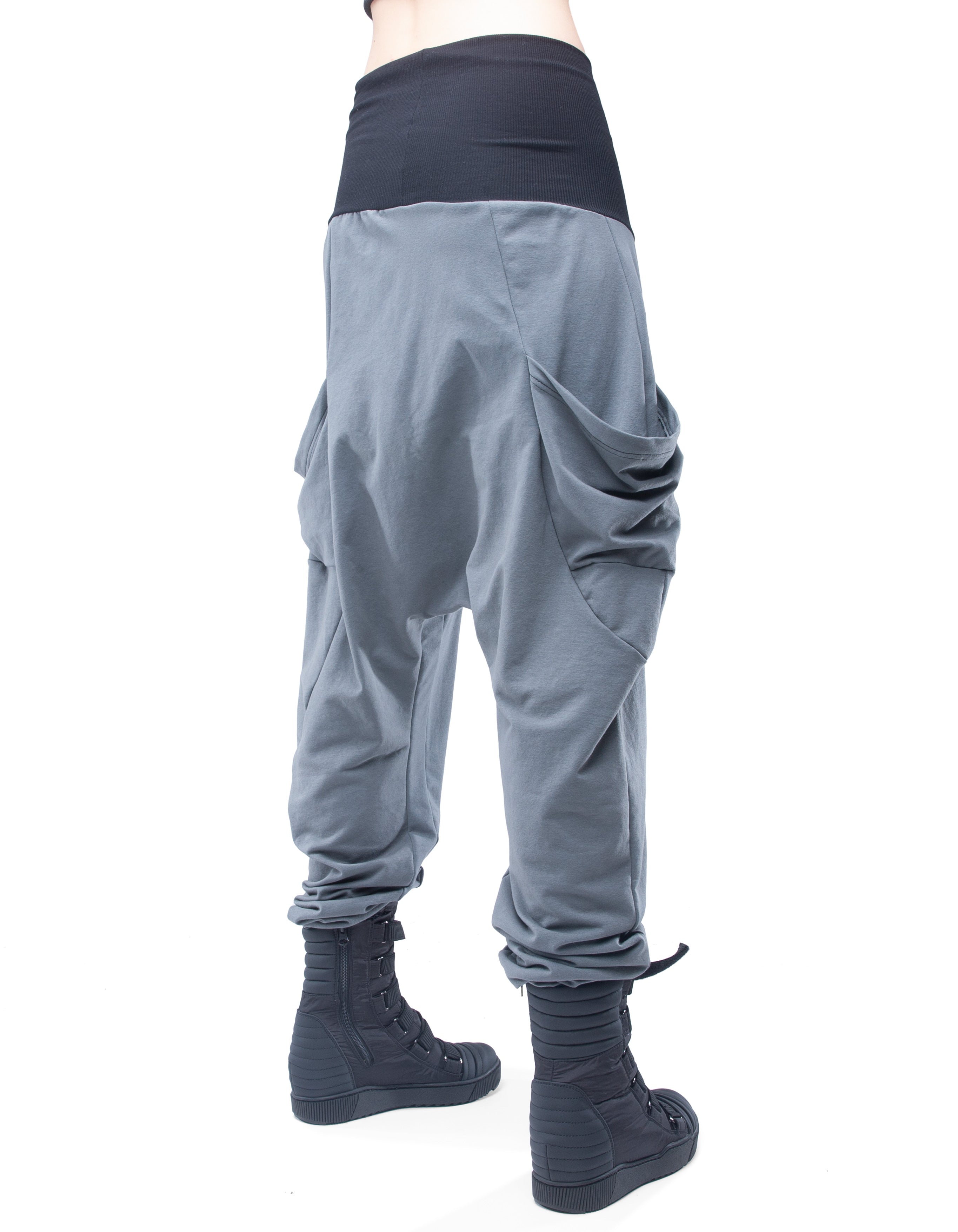 TROUSERS BAGGY GREY W