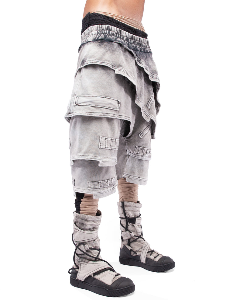 TROUSERS SHORT LAYERED M