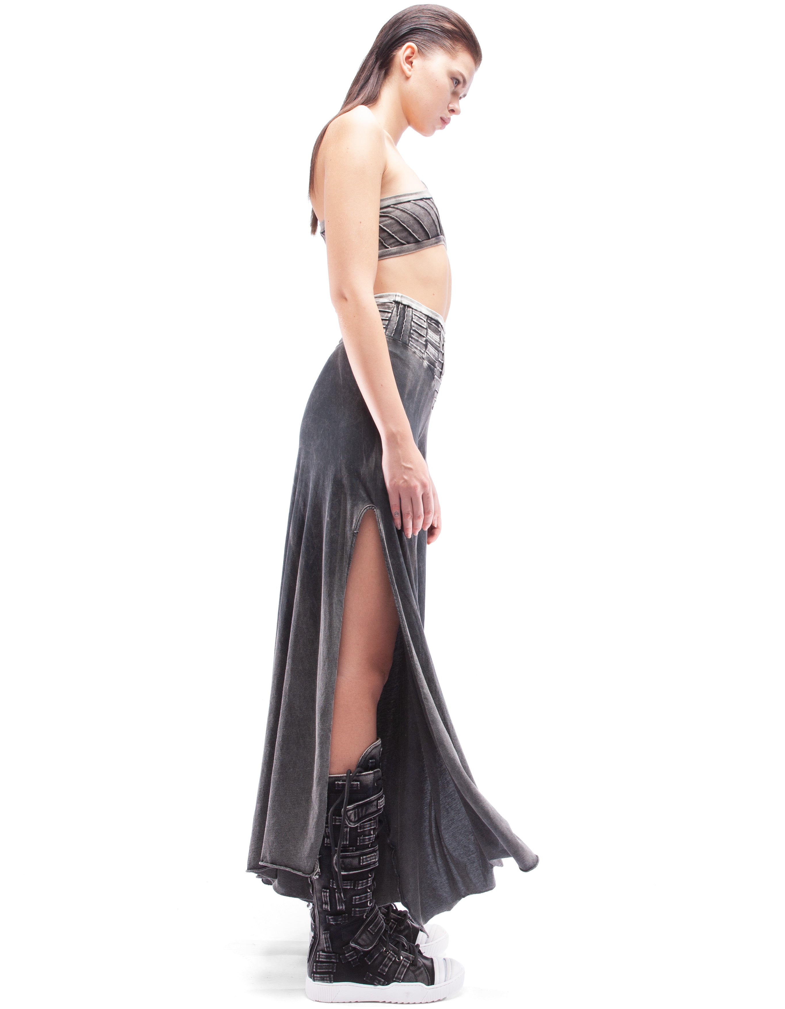 Under Scale Woman Short VestDemowoman DEMOBAZA | futuristic, post apocalyptic clothing