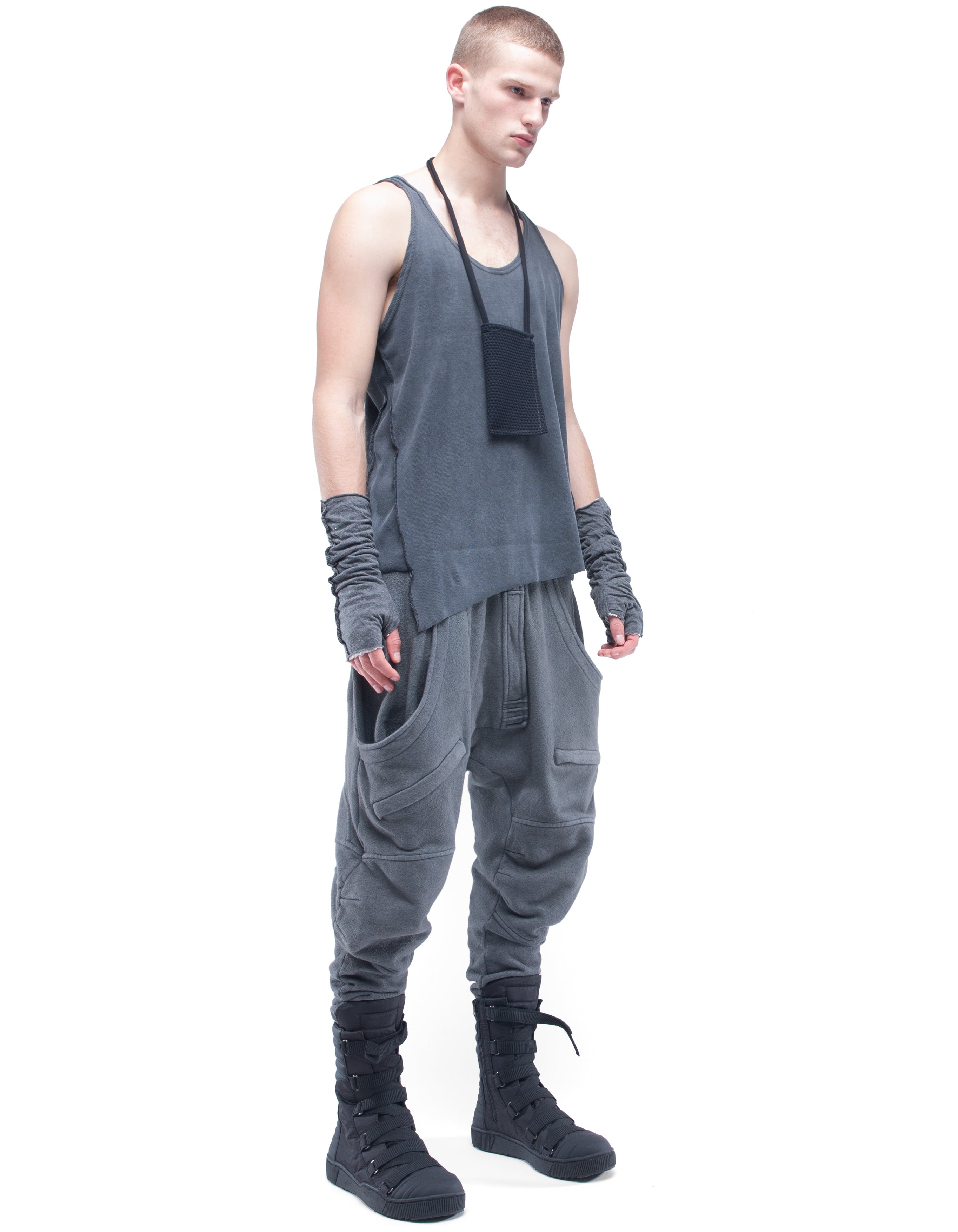 VEST RIB GREY
