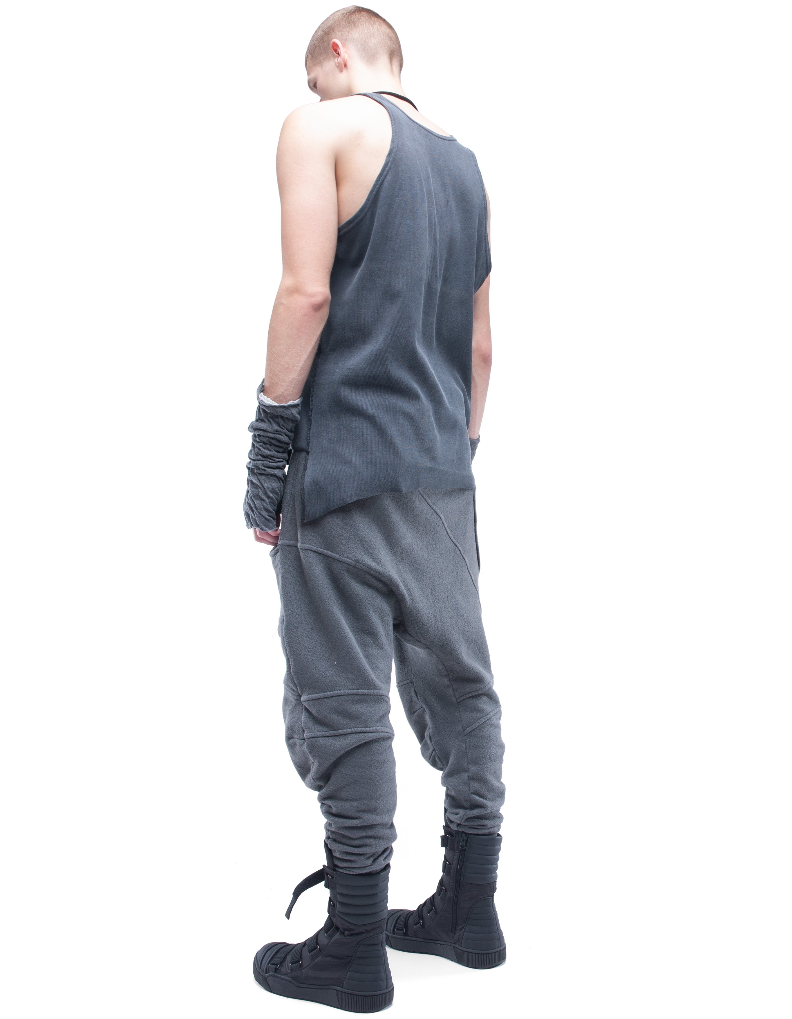 VEST RIB GREY
