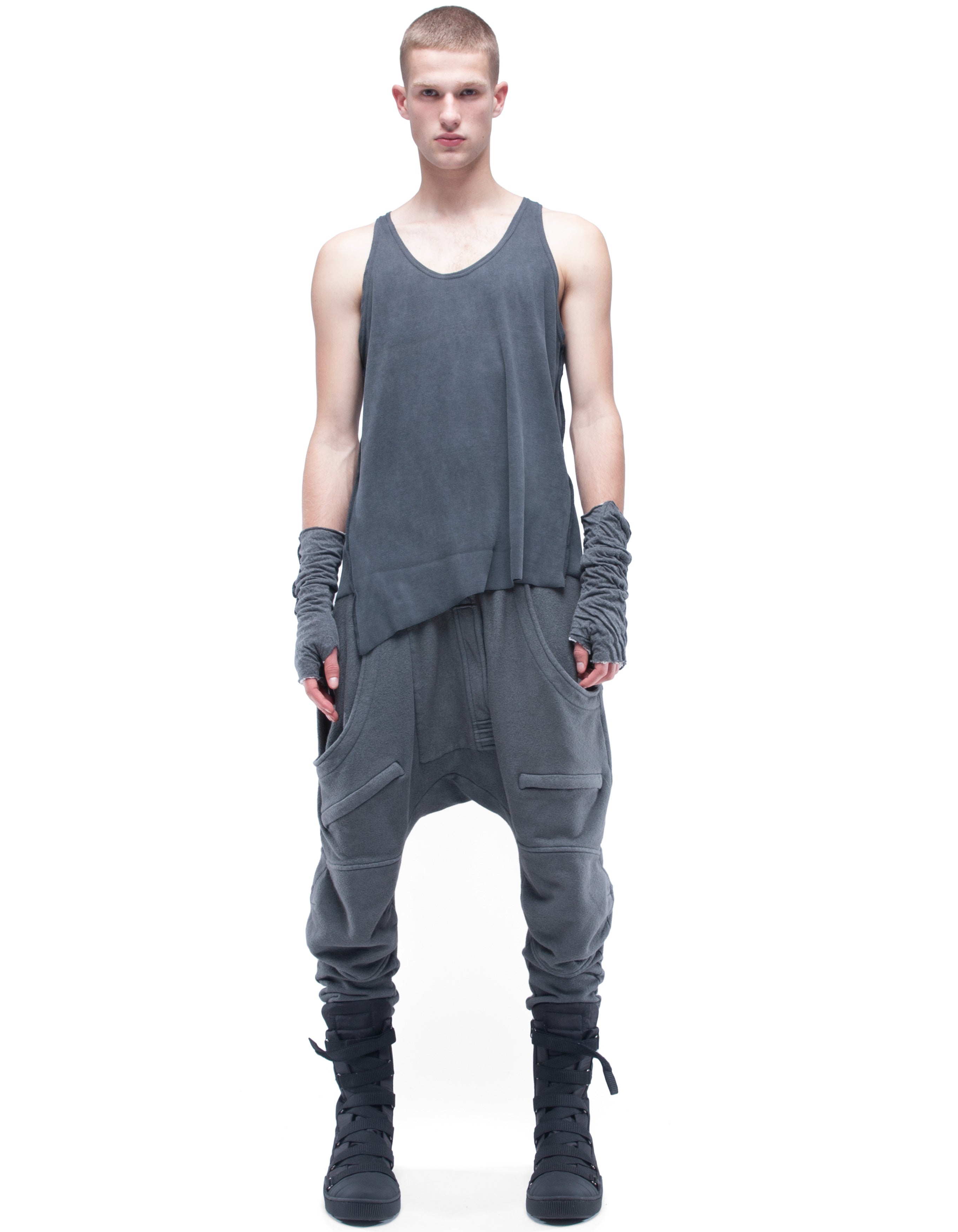 VEST RIB GREY